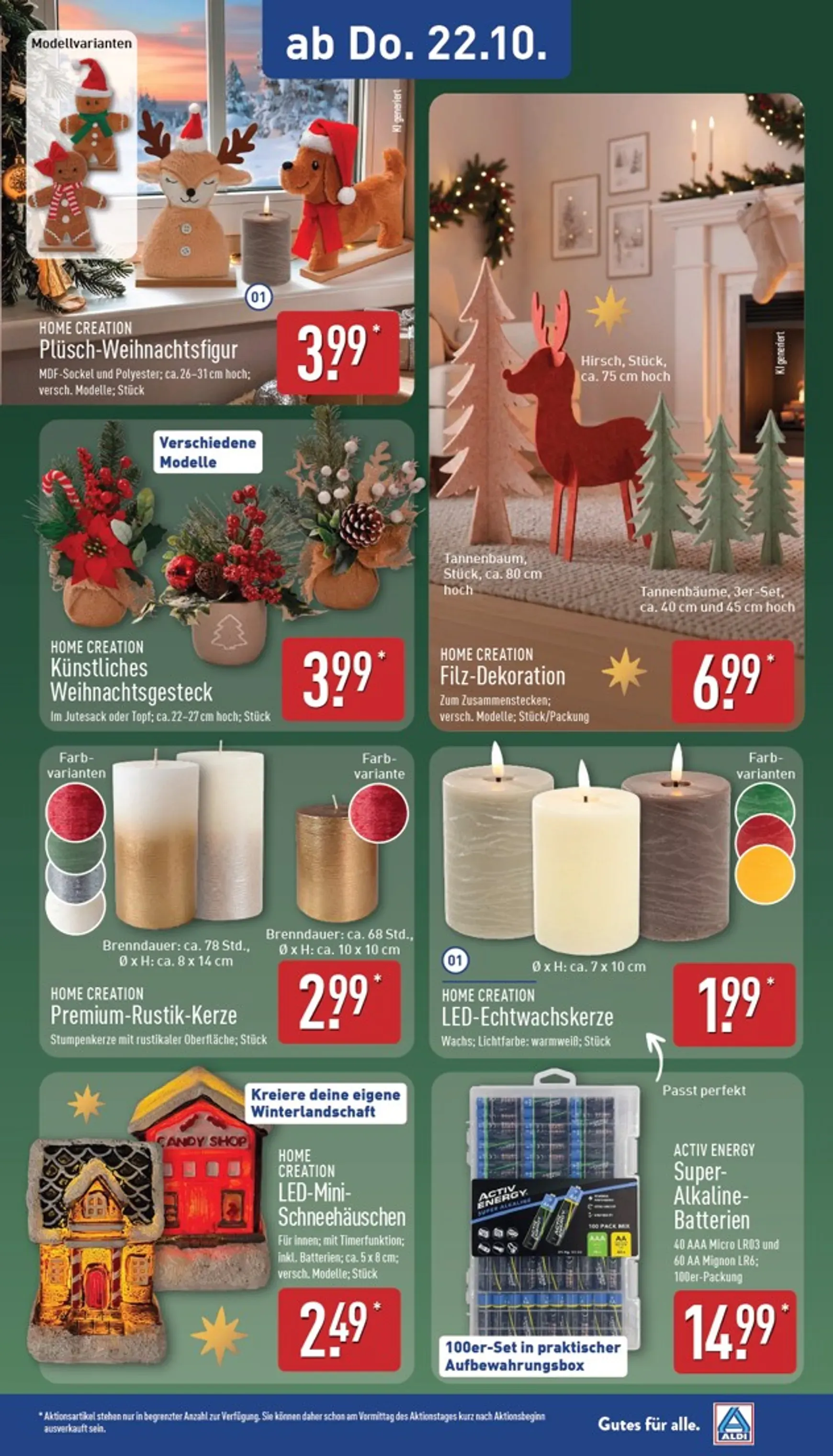 ALDI: Gutes für alle. Zum ALDI Preis. von 19. Oktober bis 24. Oktober 2026 - Prospekt seite 23