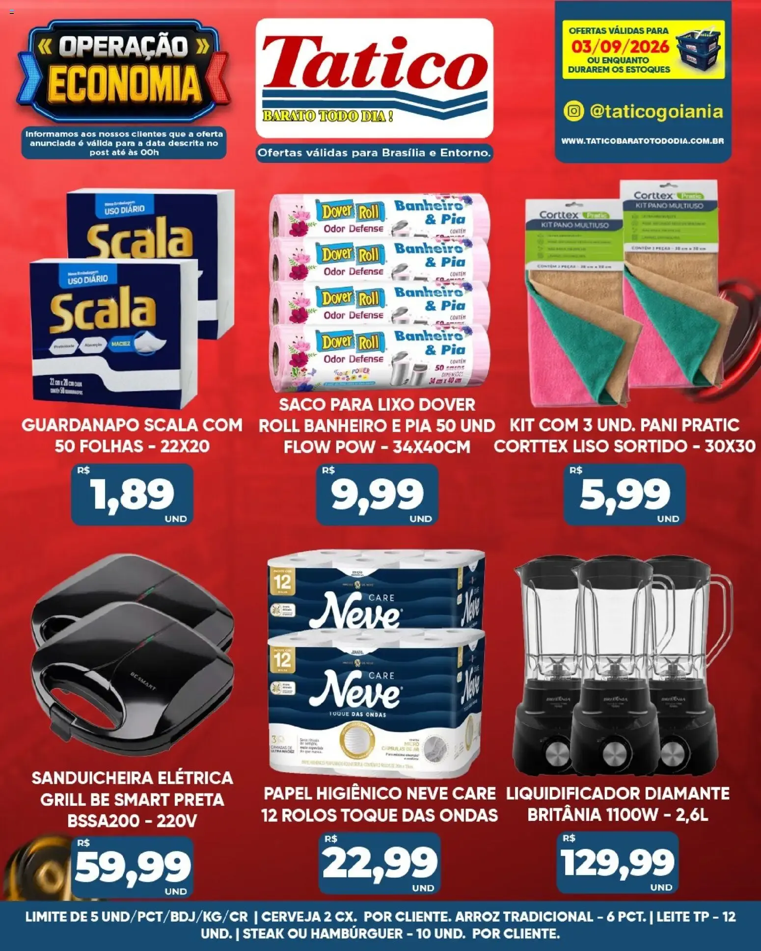 Encarte de Tatico ofertas do Dia de 04/09/2026 | Promoções Online 4 de setembro até 4 de setembro 2026 - Pagina 44