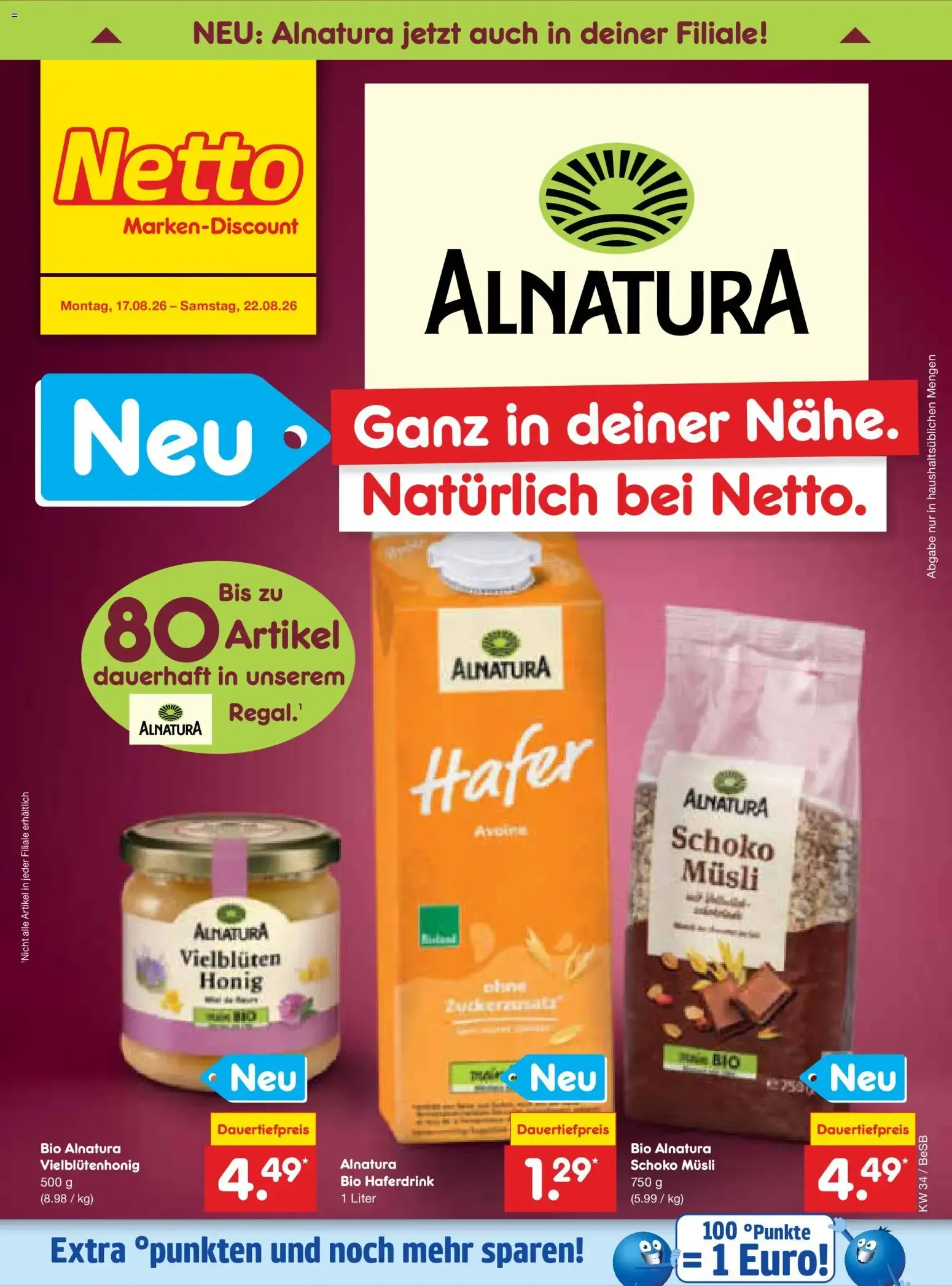 Netto Marken-Discount Prospekt (ab 17.08.2026) » Angebote von 17. August bis 22. August 2026 - Prospekt seite 44