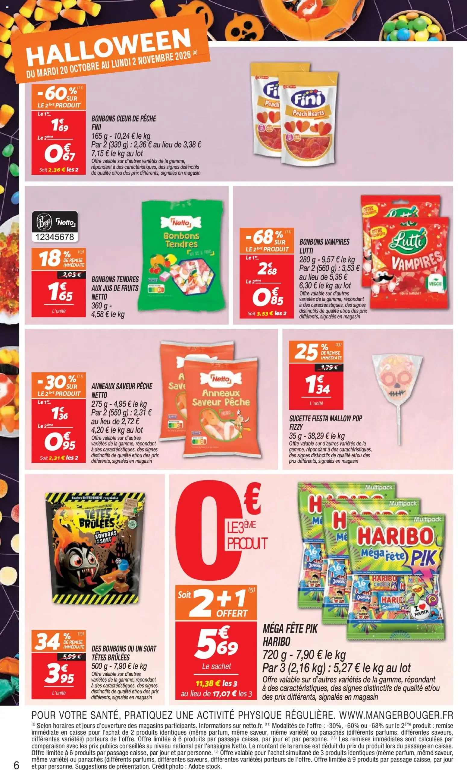 Netto: 100% Reembolso en todas las confiterías Netto du 20 octobre au 26 octobre 2026 - Catalogue page 6