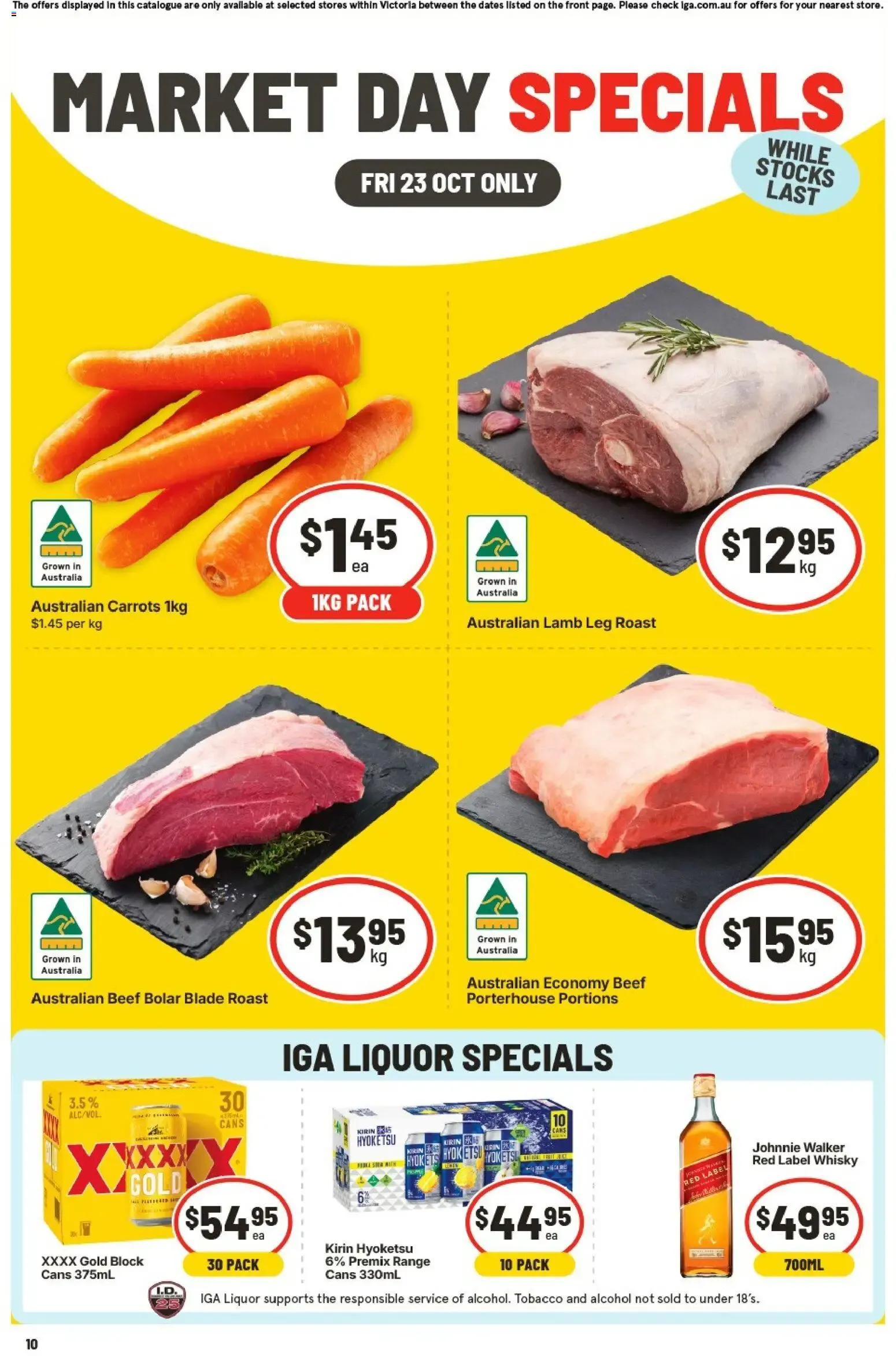 Market Day Specials - Catalogue valid from 23 October to 23 October 2026 - page 1