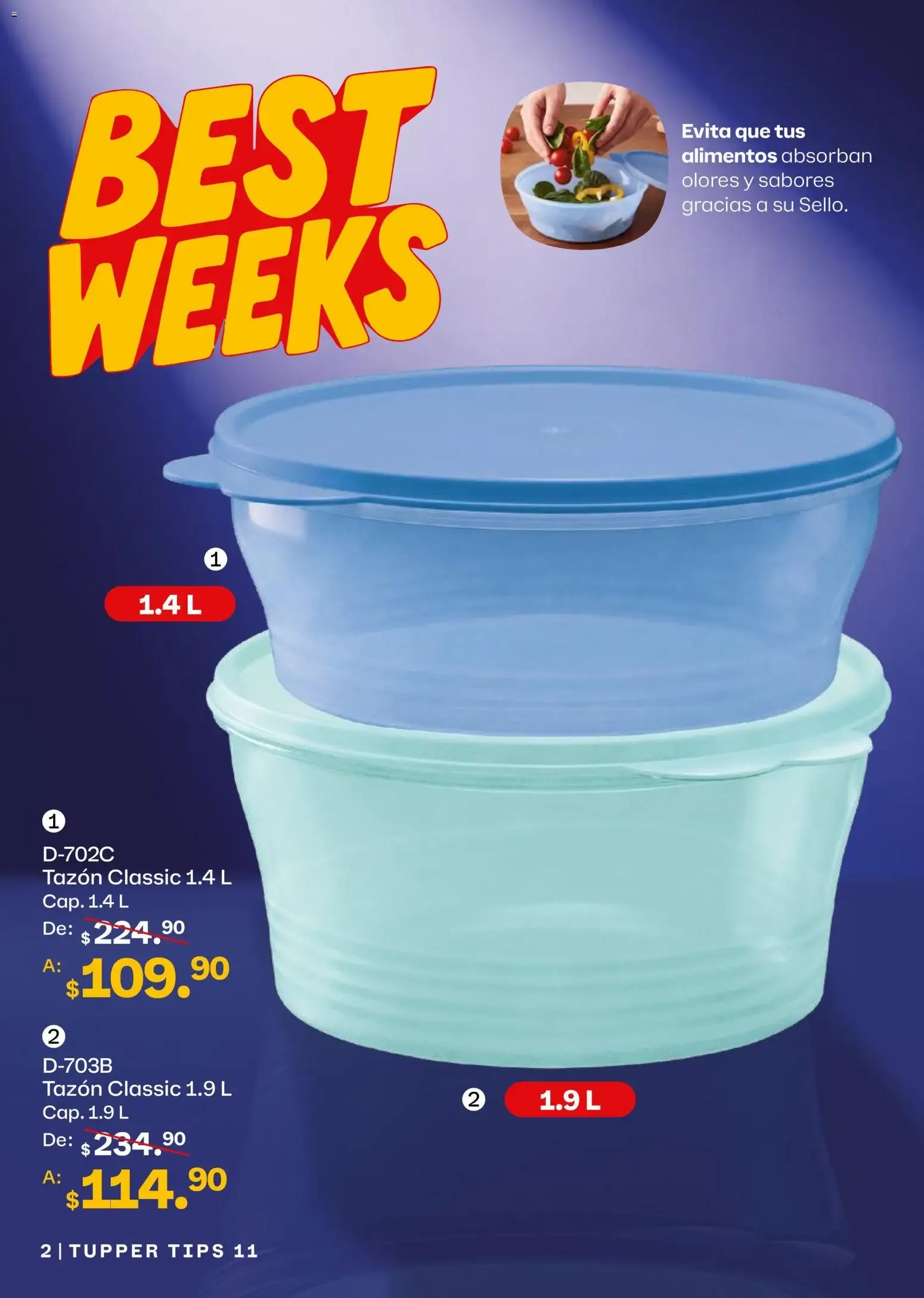 Catálogo de Tupper® Tips 11 Best Weeks 5 de octubre al 1 de noviembre 2026 - Pagina 2