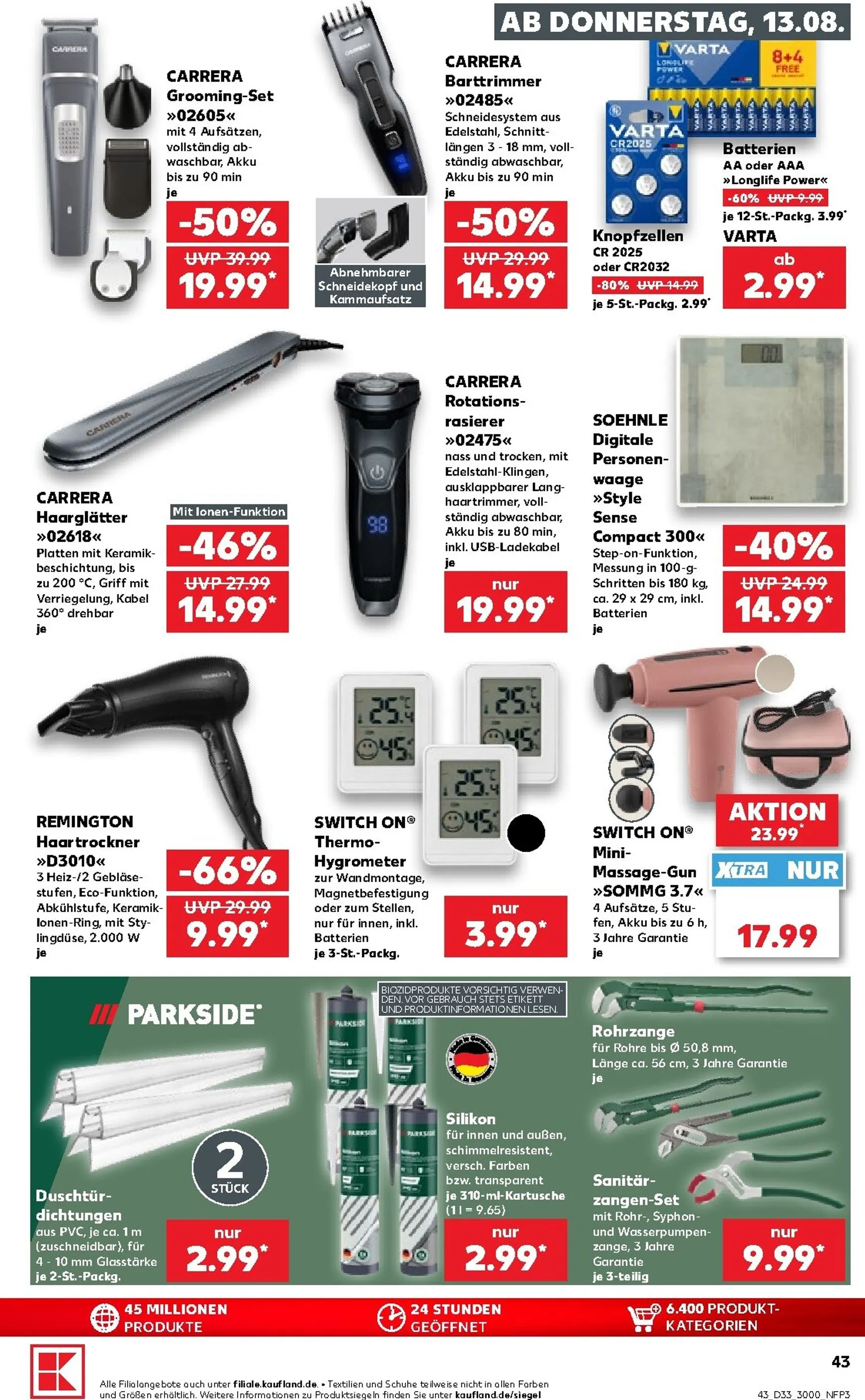 Neuer Kaufland Prospekt – von Donnerstag 13.08.2026 bis Mittwoch 19.08.2026 von 13. August bis 19. August 2026 - Prospekt seite 43