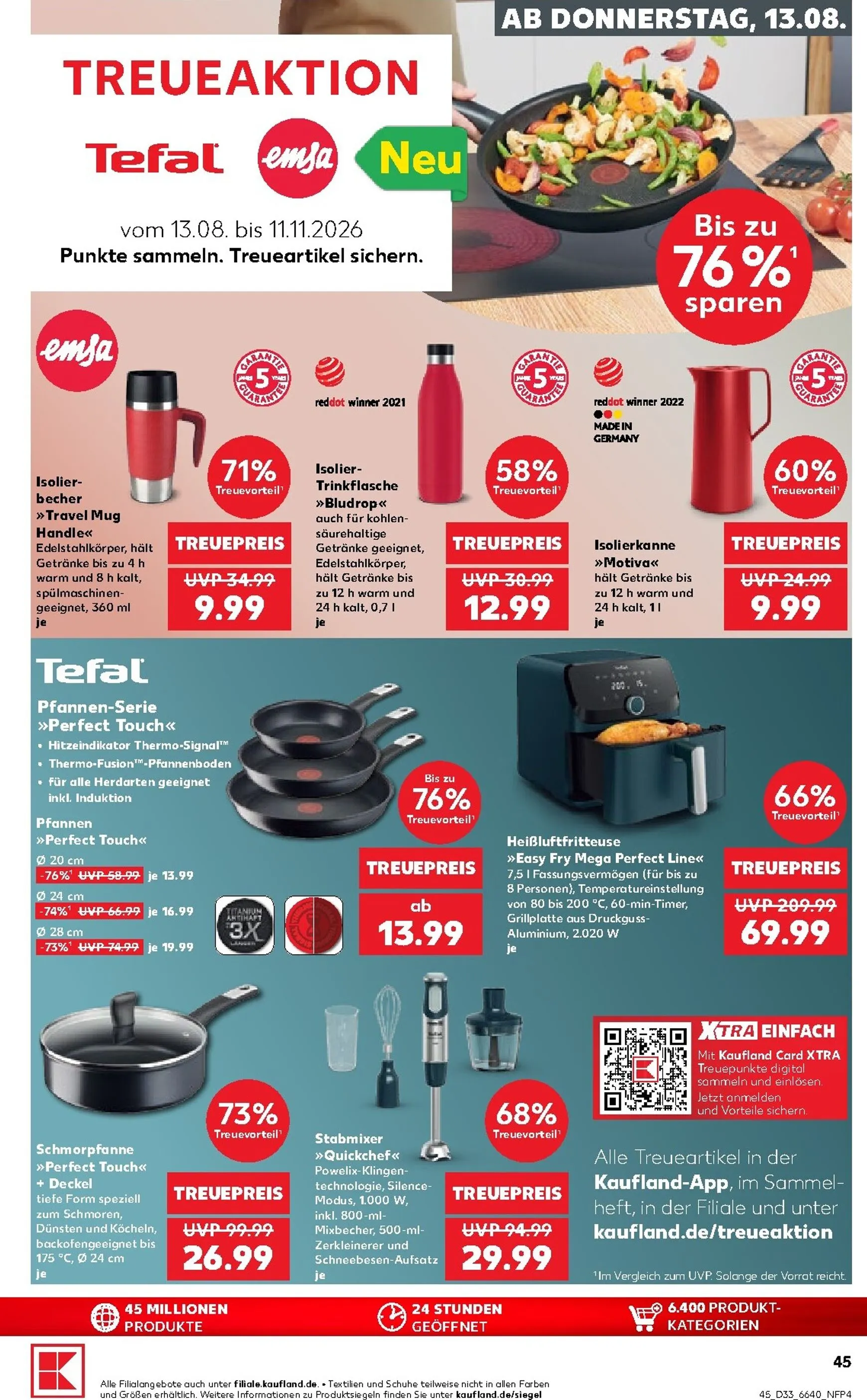 Neuer Kaufland Prospekt – von Donnerstag 13.08.2026 bis Mittwoch 19.08.2026 von 13. August bis 19. August 2026 - Prospekt seite 45