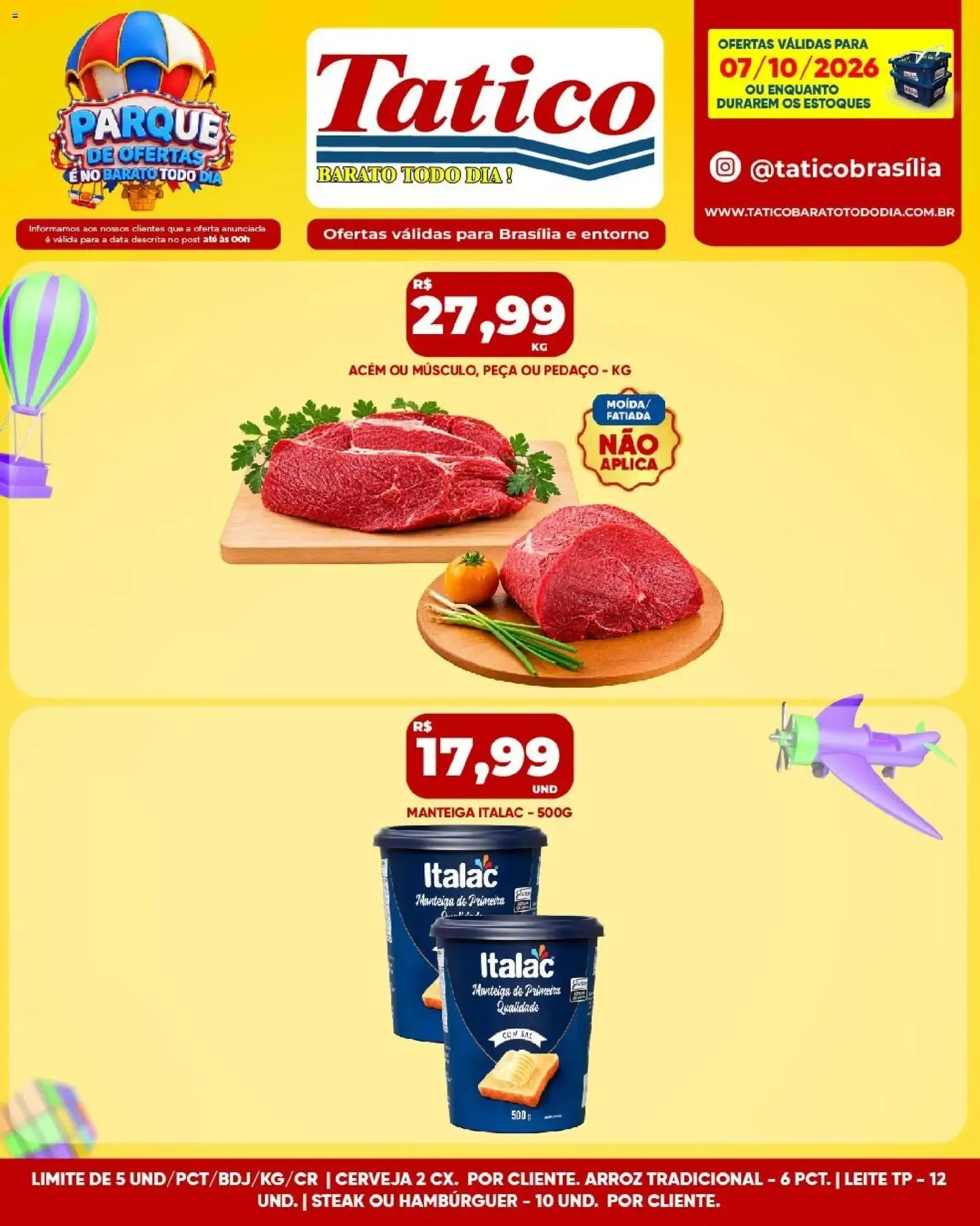 Encarte de Tatico ofertas do Dia de 07/10/2026 | Promoções Online 7 de outubro até 7 de outubro 2026 - Pagina 12