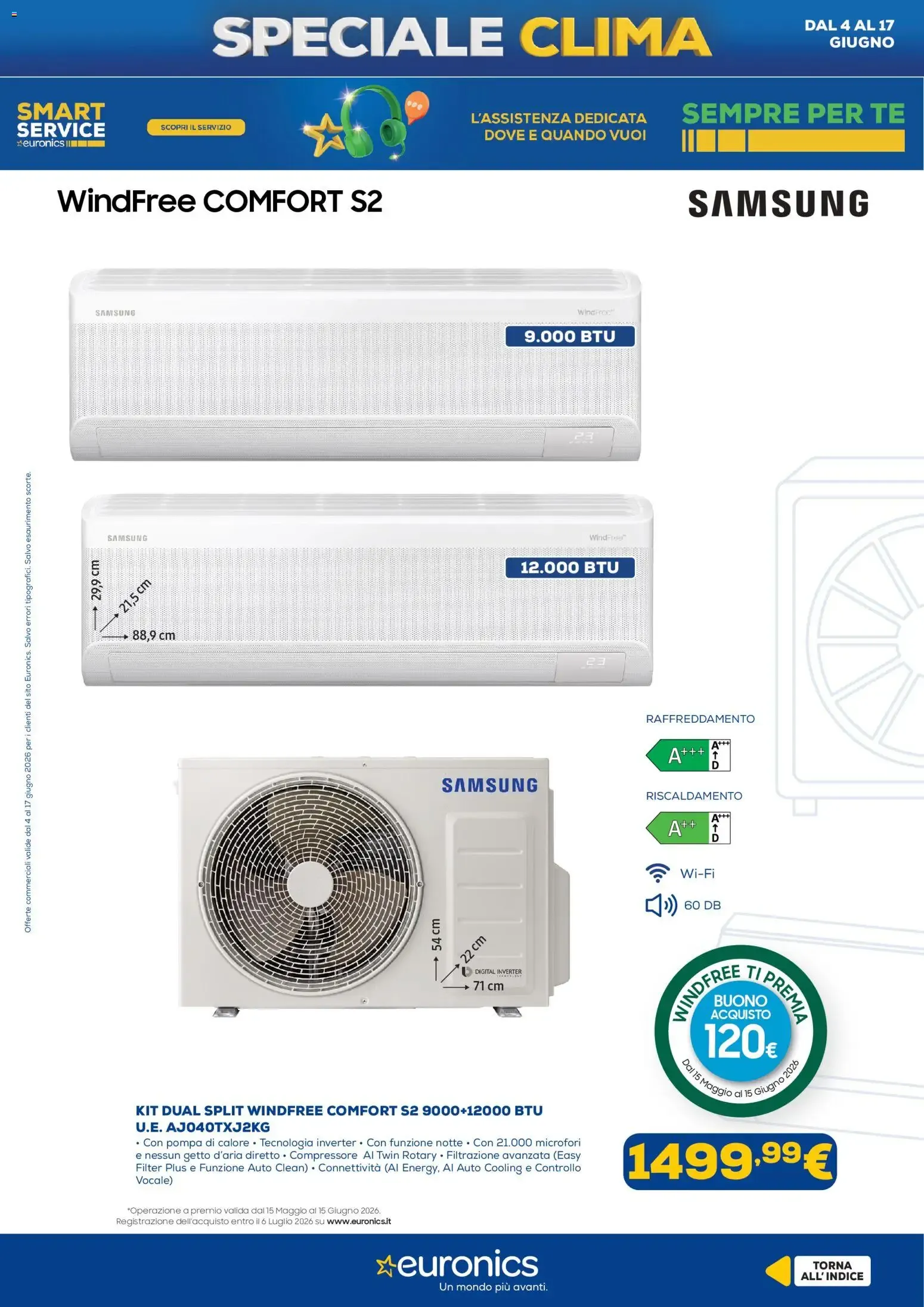Speciale Clima Euronics: rinfresca casa con efficienza e stile da 4 giugno a 17 giugno di 2026 - Pagina del volantino 13