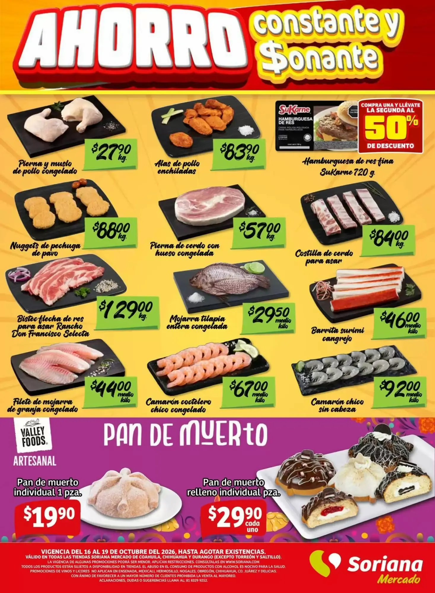 Catálogo de Folleto Soriana Mercado 16 de octubre al 19 de octubre 2026 - Pagina 2