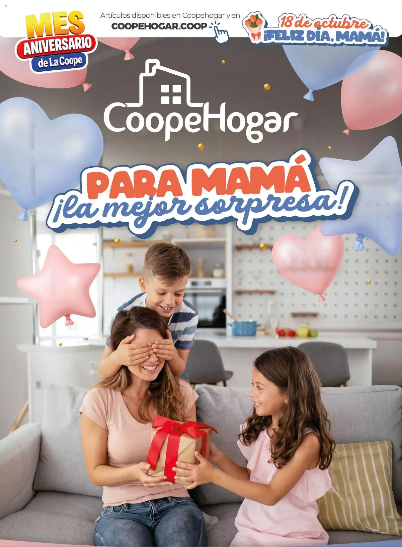 CoopeHogar - Mes Aniversario y ¡Feliz Día, Mamá! La mejor sorpresa