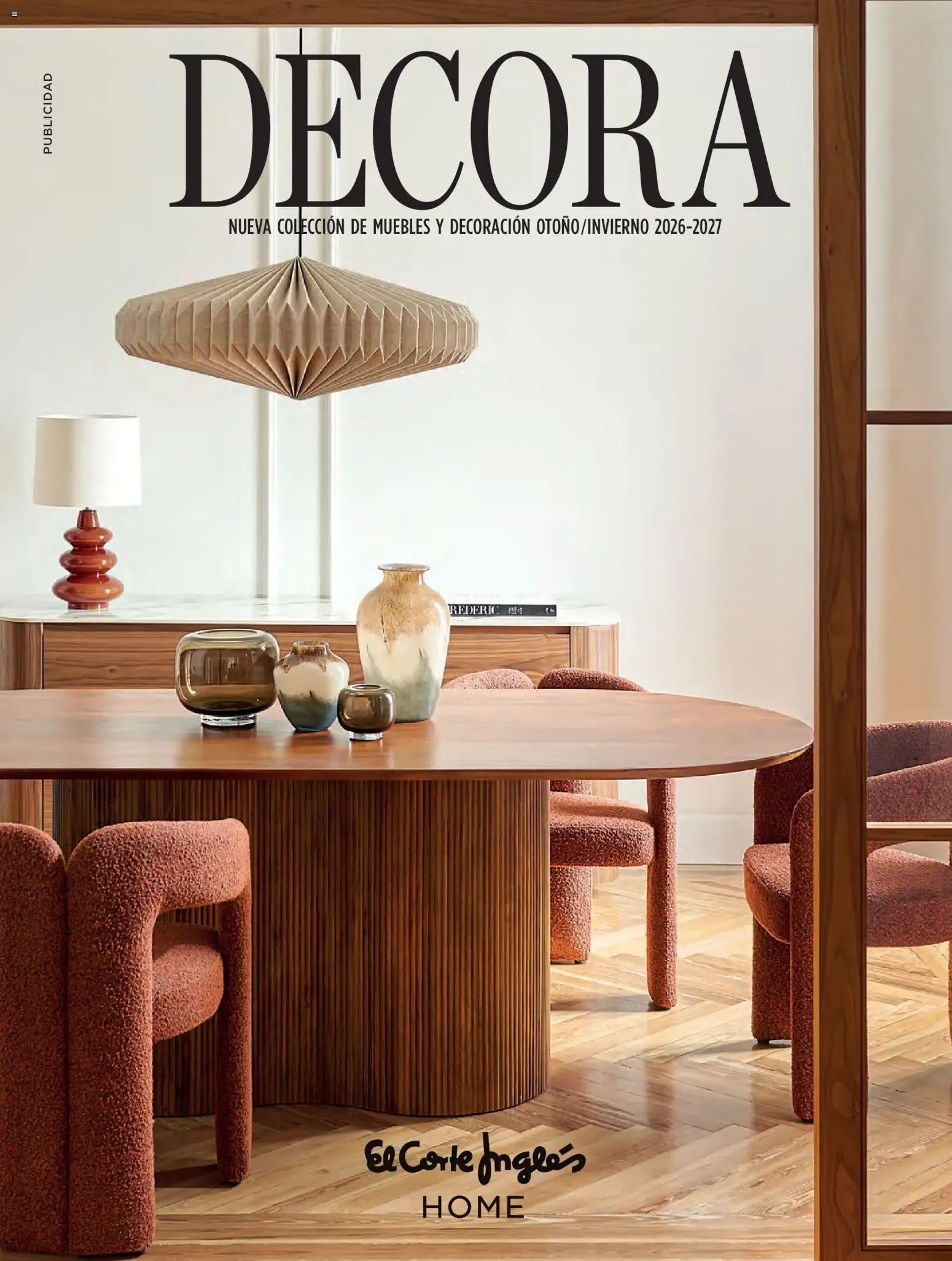 Catálogo de El Corte Inglés Decora: Nueva Colección de Muebles y Decoración Otoño/Invierno 2026-2027 21 de septiembre al 28 de febrero 2027 - Página 1