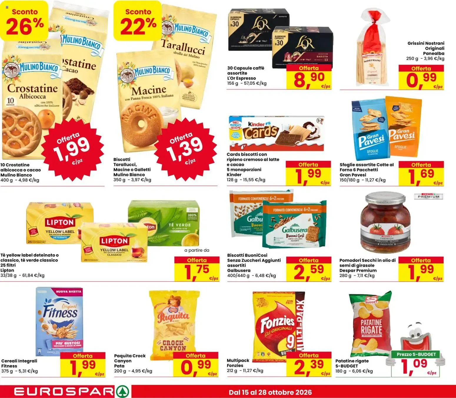 Il gusto del risparmio! da 15 ottobre a 28 ottobre di 2026 - Pagina del volantino 16