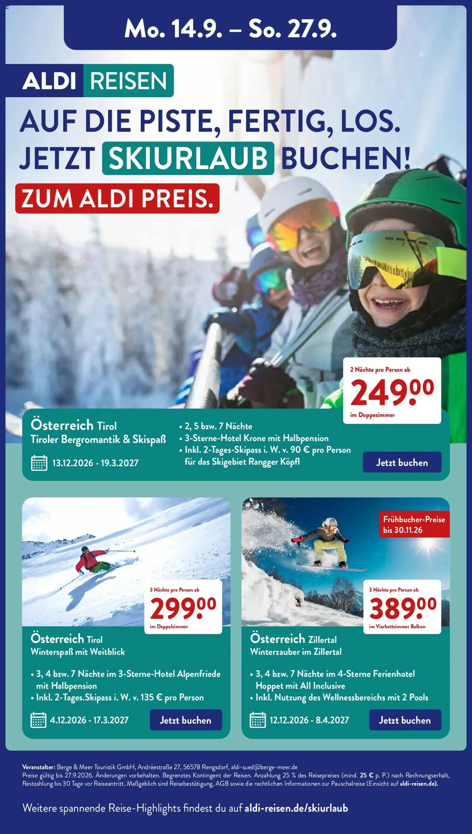 Aldi Süd Tiefpreis-Highlight von 14. September bis 19. September 2026 - Prospekt seite 22