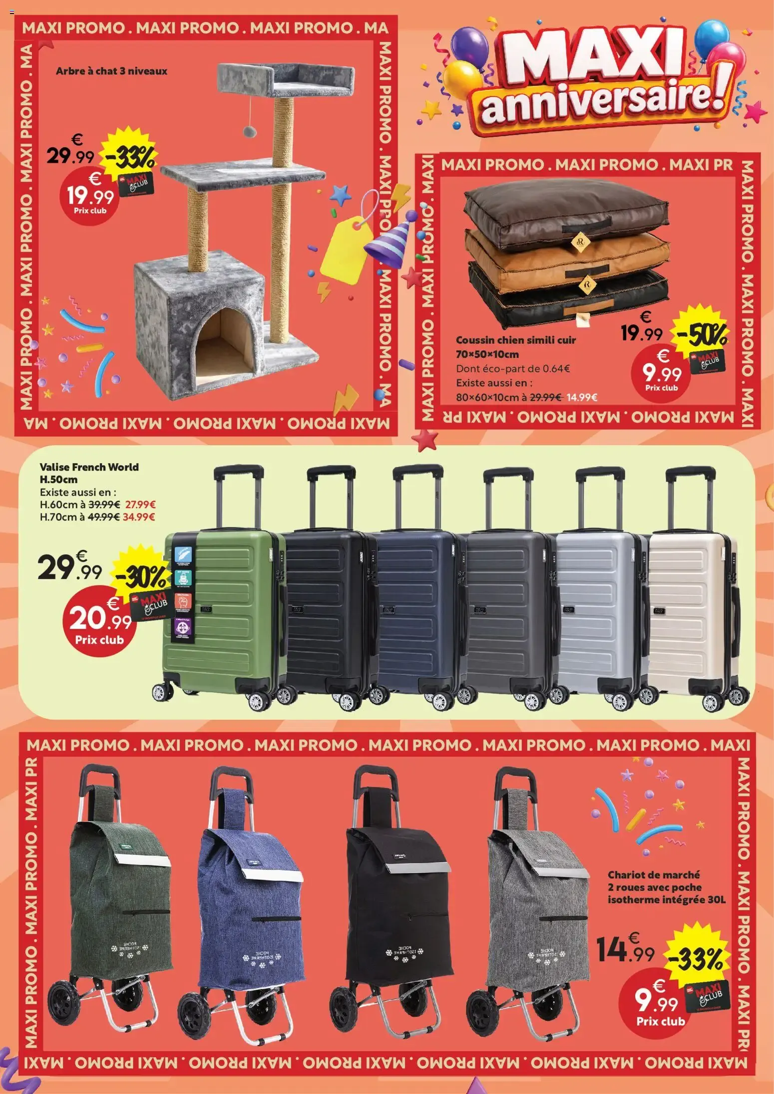 Maxi Bazar - Brochure anniversaire à partir du 02/09/2026 - promo en ligne du 2 septembre au 27 septembre 2026 - Catalogue page 19