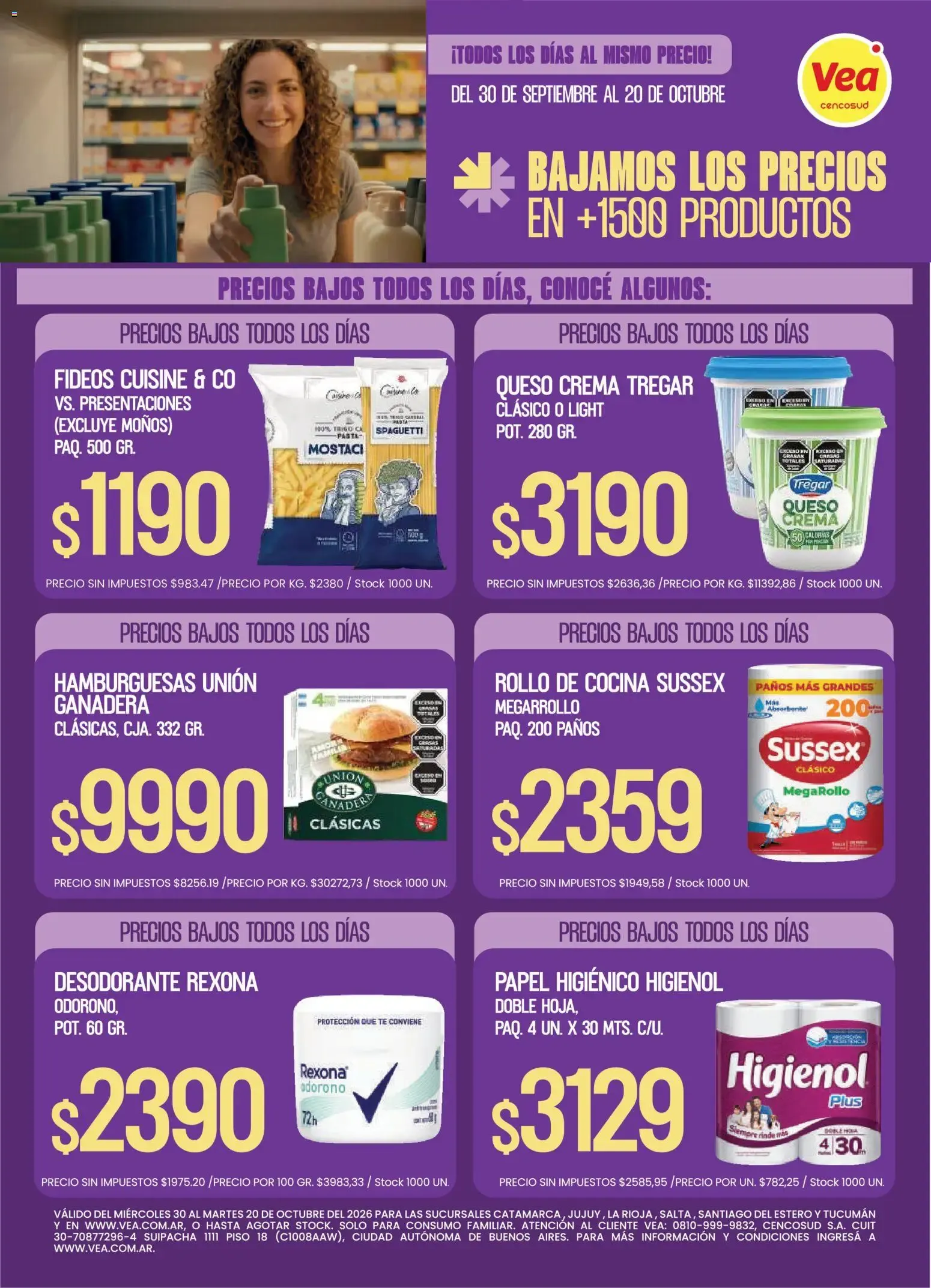 Ofertas de Vea - Folleto Precios Bajos NOA del 30/09/2026 - 20/10/2026 30 de septiembre al 20 de octubre 2026 - Página 2 del catálogo