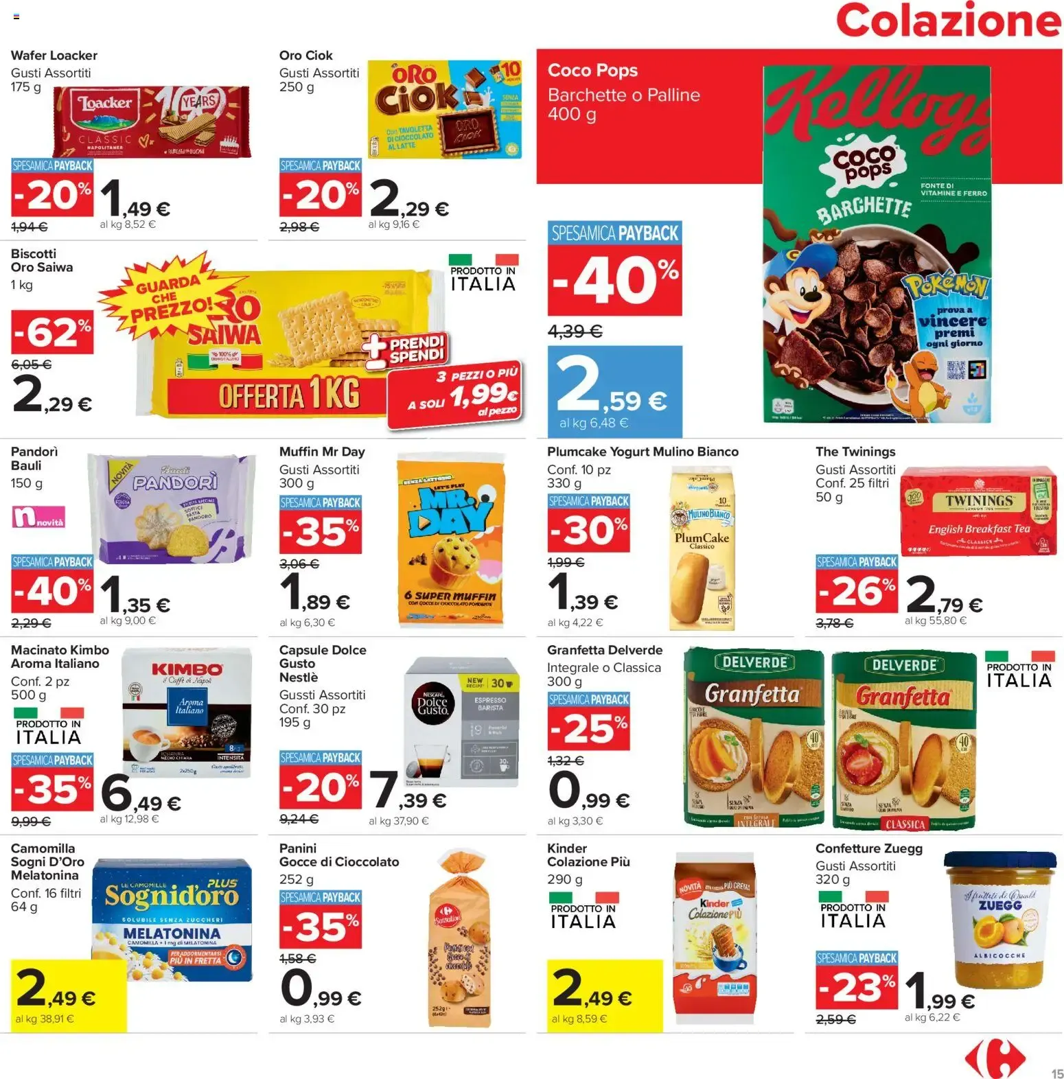 Nuovo Carrefour volantino Market Grandi Marche dal 15/09/2026 > offerte anteprima 🛍️ da 15 settembre a 28 settembre di 2026 - Pagina del volantino 15