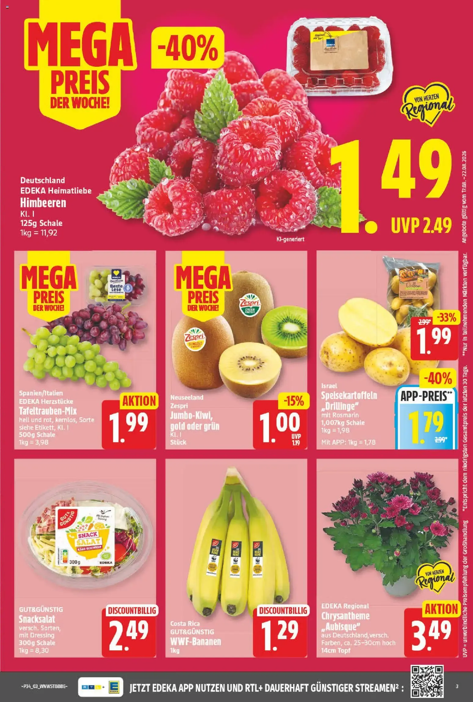 NP Discount Prospekt (ab 17.08.2026) zum Blättern von 17. August bis 22. August 2026 - Prospekt seite 3