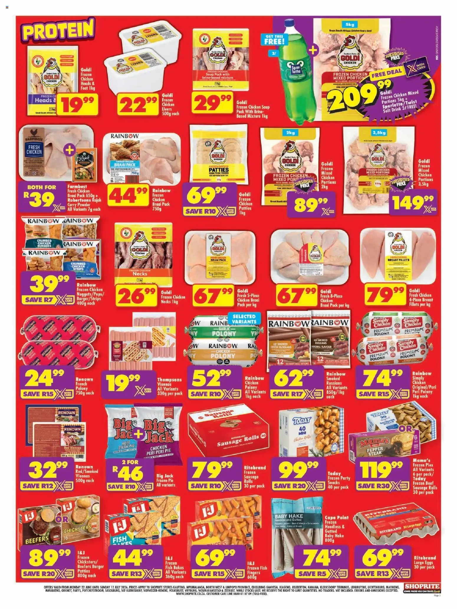 Shoprite - Gauteng - Low Price Lowduuuma (22/06/2026 - 12/07/2026) → Online Catalogue from 22 June to 12 July 2026 - Catalogue Page 3
