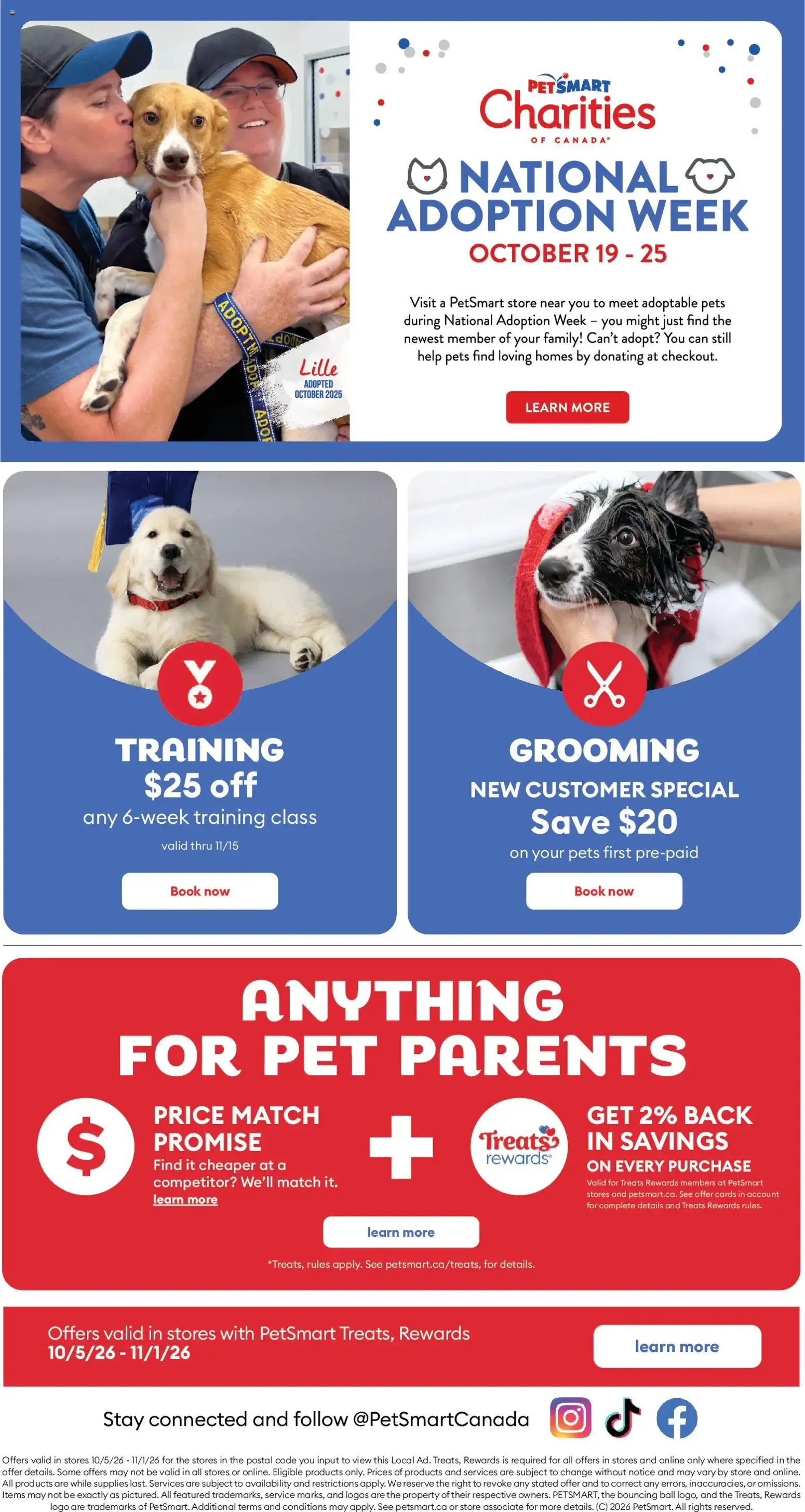 Petsmart weekly flyer / circulaire from Oct 5, 2026 > weekly specials & deals from October 5 to November 1 2026 - flyer page 11