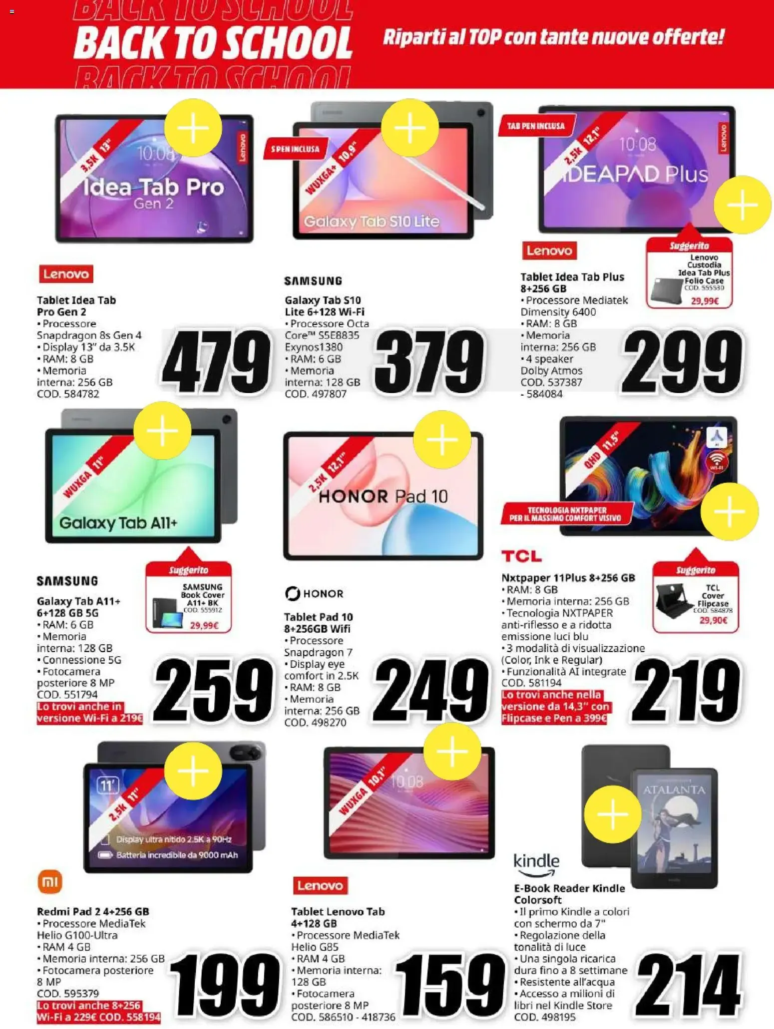 Media World: BACK TO SCHOOL - Ofertas de regreso a clases da 1 settembre a 13 settembre di 2026 - Pagina del volantino 10