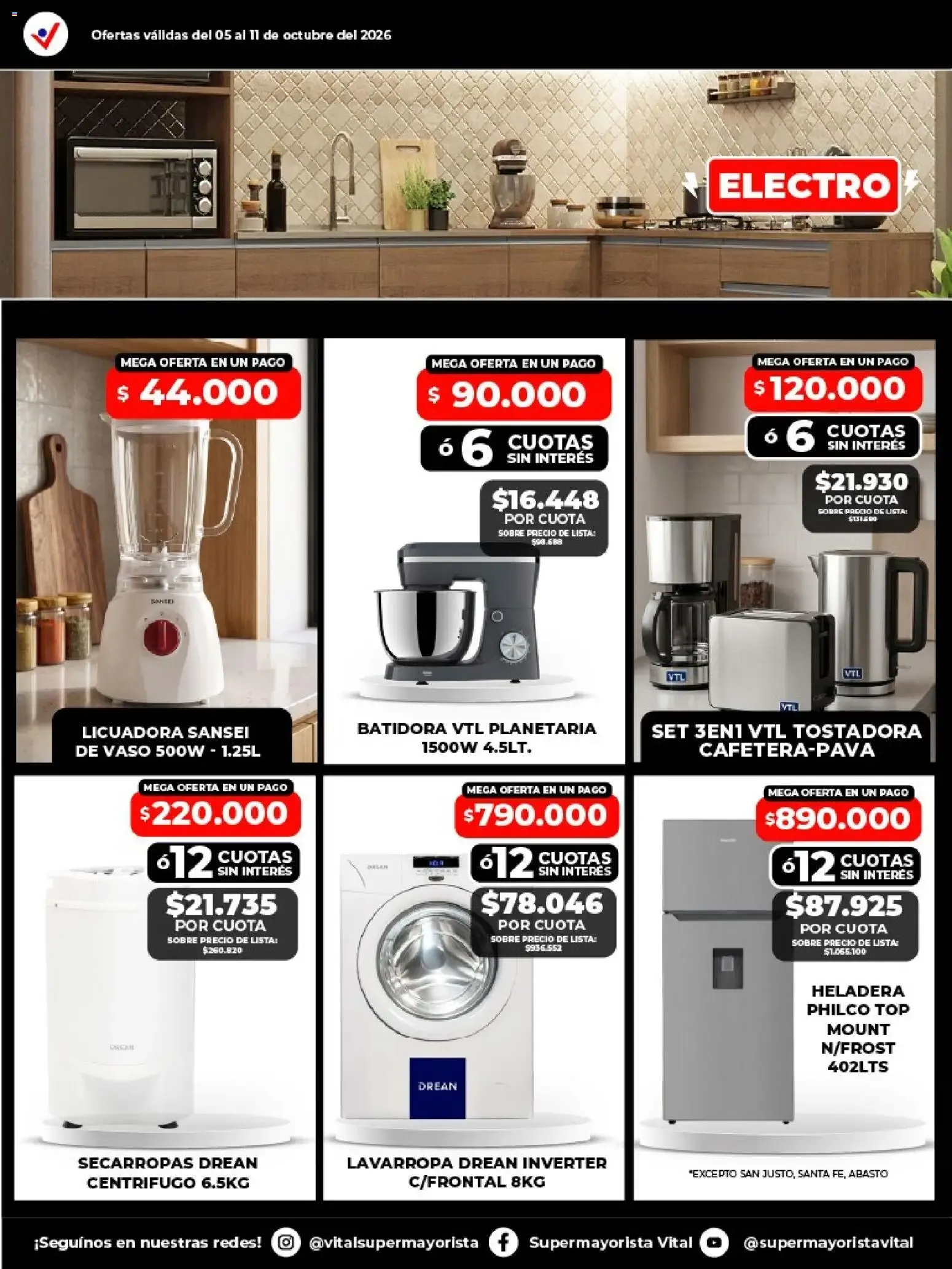 Ofertas de Vital - Especial de nonfood || del 05/10/2026 - 11/10/2026 || Catálogo 5 de octubre al 11 de octubre 2026 - Página 2 del catálogo