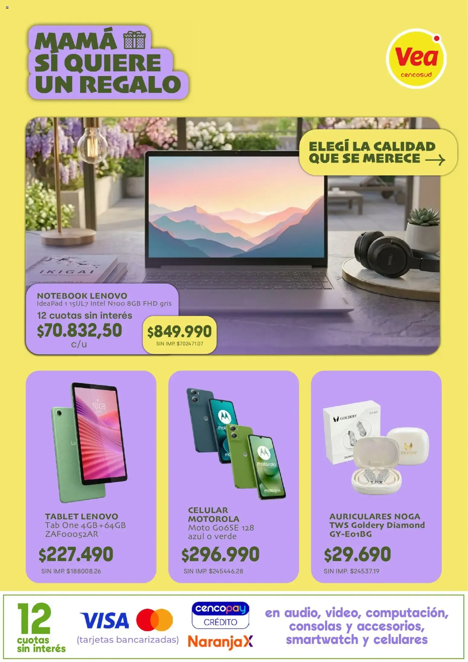 Ofertas de Vea - Folleto nacional día de la madre del 09/10/2026 - 18/10/2026 9 de octubre al 18 de octubre 2026 - Página 7 del catálogo