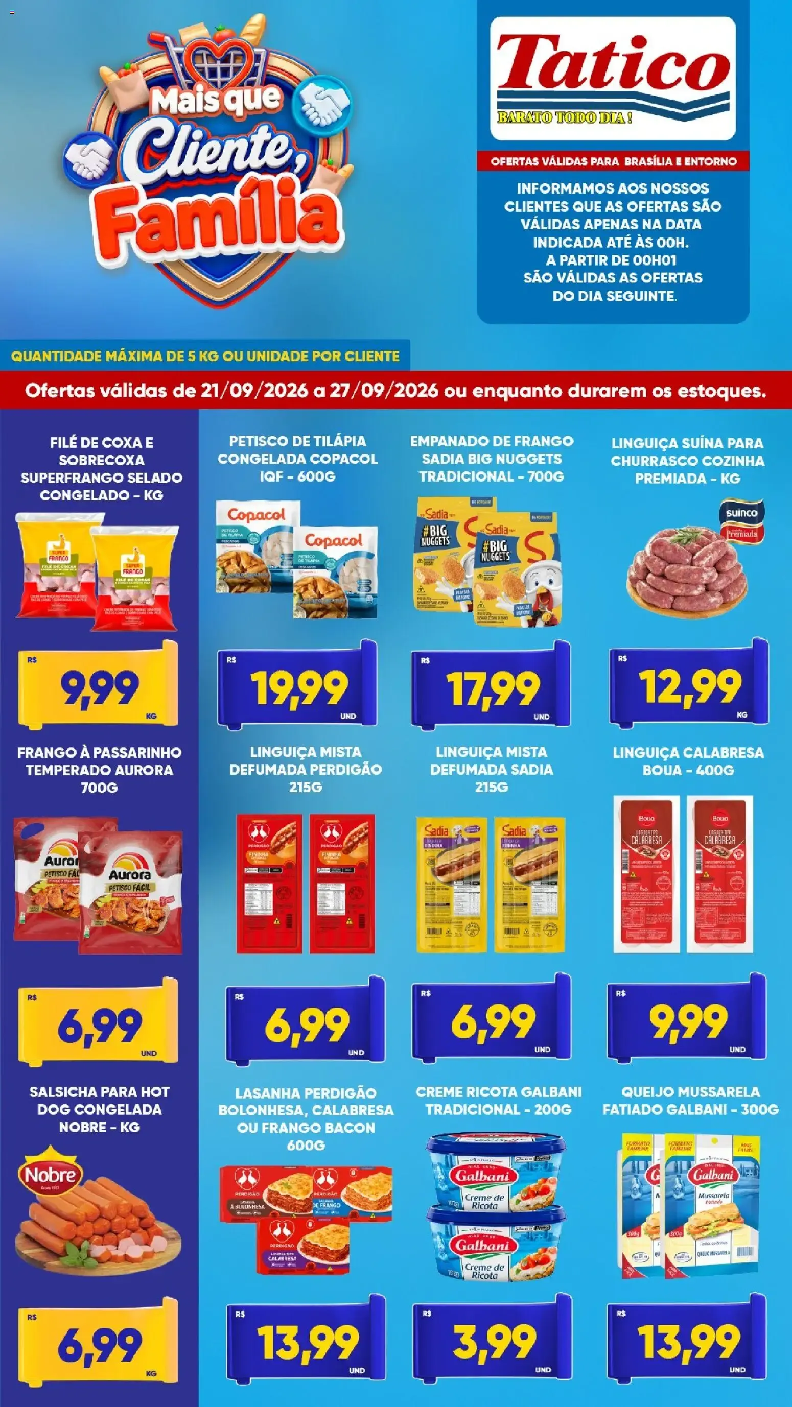 Encarte de Tatico - Ofertas da semana de 21/09/2026 | Promoções Online 21 de setembro até 27 de setembro 2026 - Pagina 1