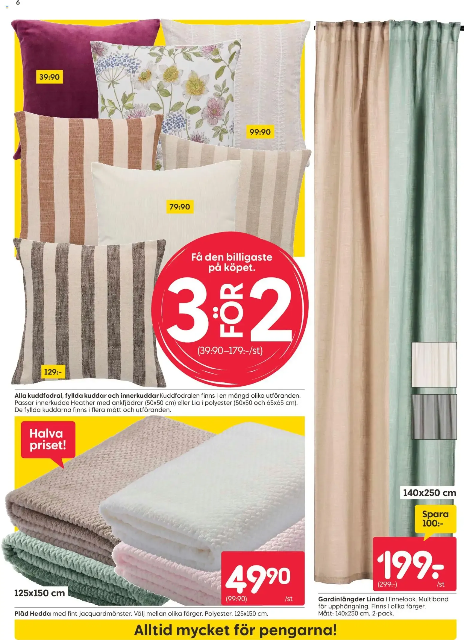 Rusta erbjudanden från 03/08/2026 - 09/08/2026 > Reklamblad nuvarande rabatter från 3 augusti till 9 augusti 2026 - Reklamblad sidor 6