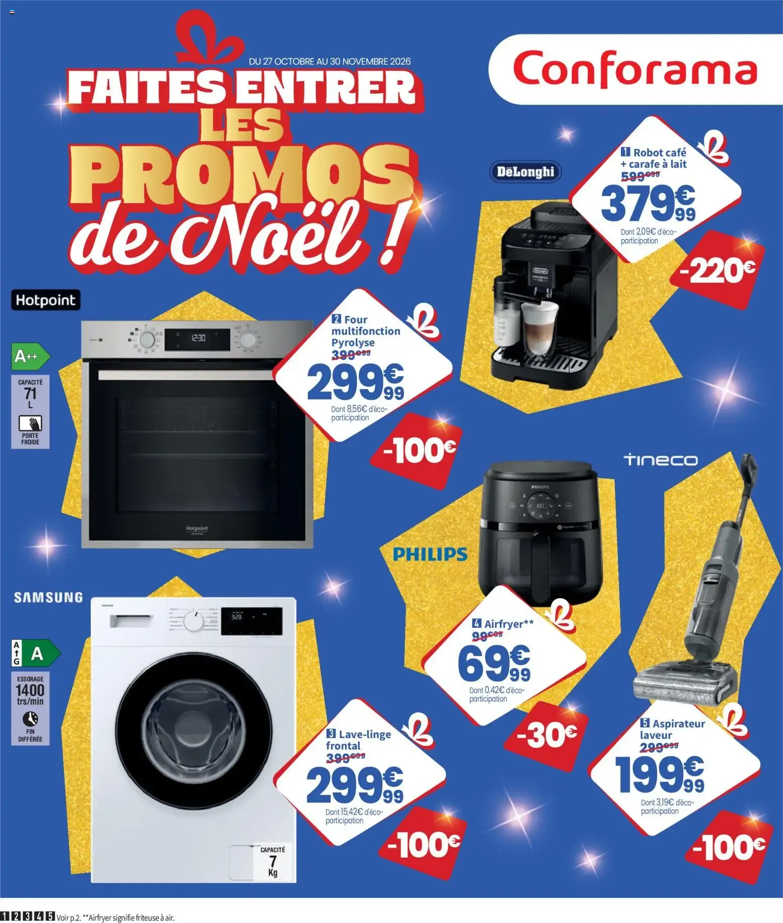Conforama - Promos de Noël du 27 octobre au 25 décembre 2026 - Catalogue page 39