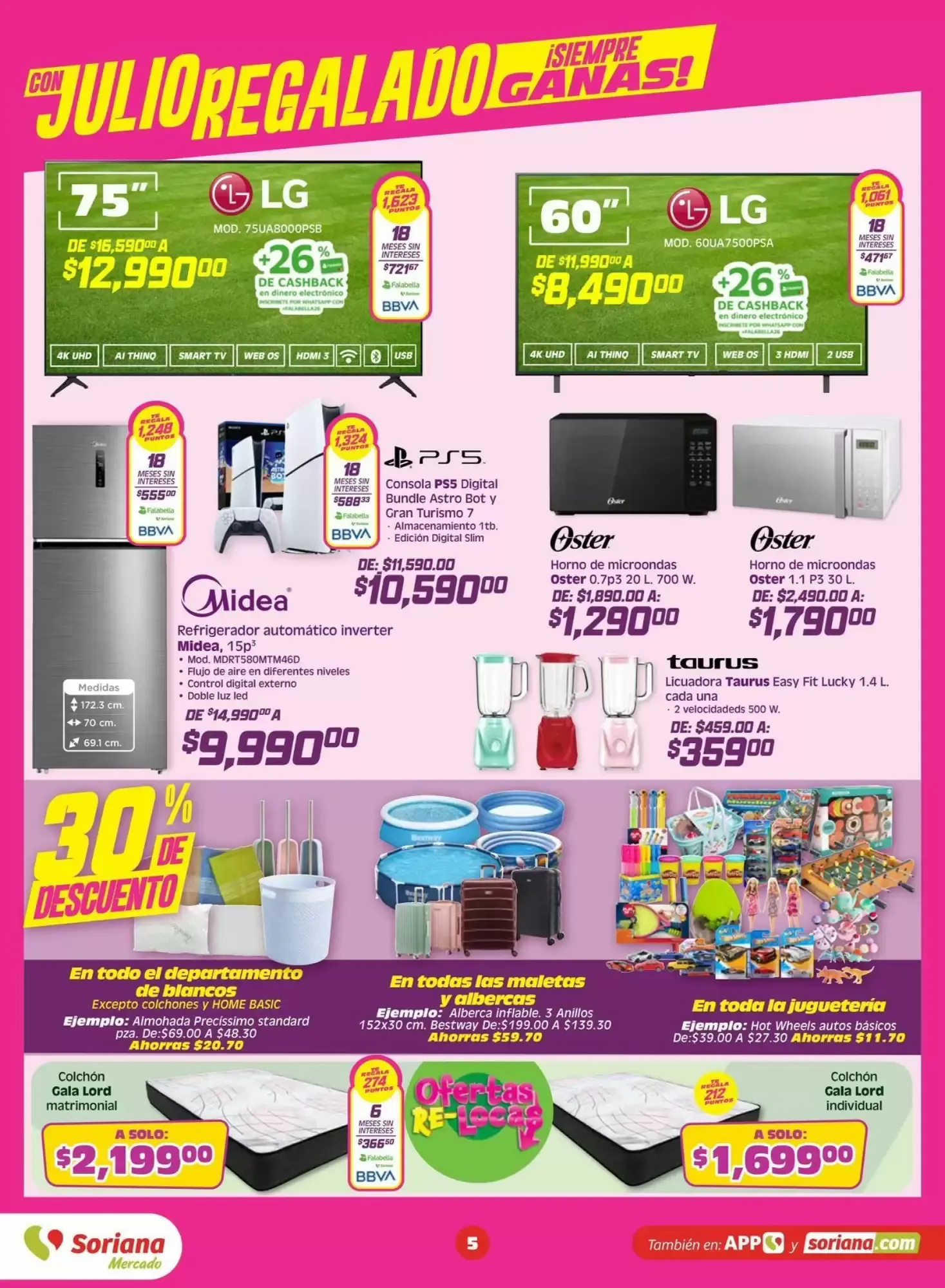 Catálogo de Folleto Soriana Mercado - Julio Regalado 10 de julio al 16 de julio 2026 - Pagina 5