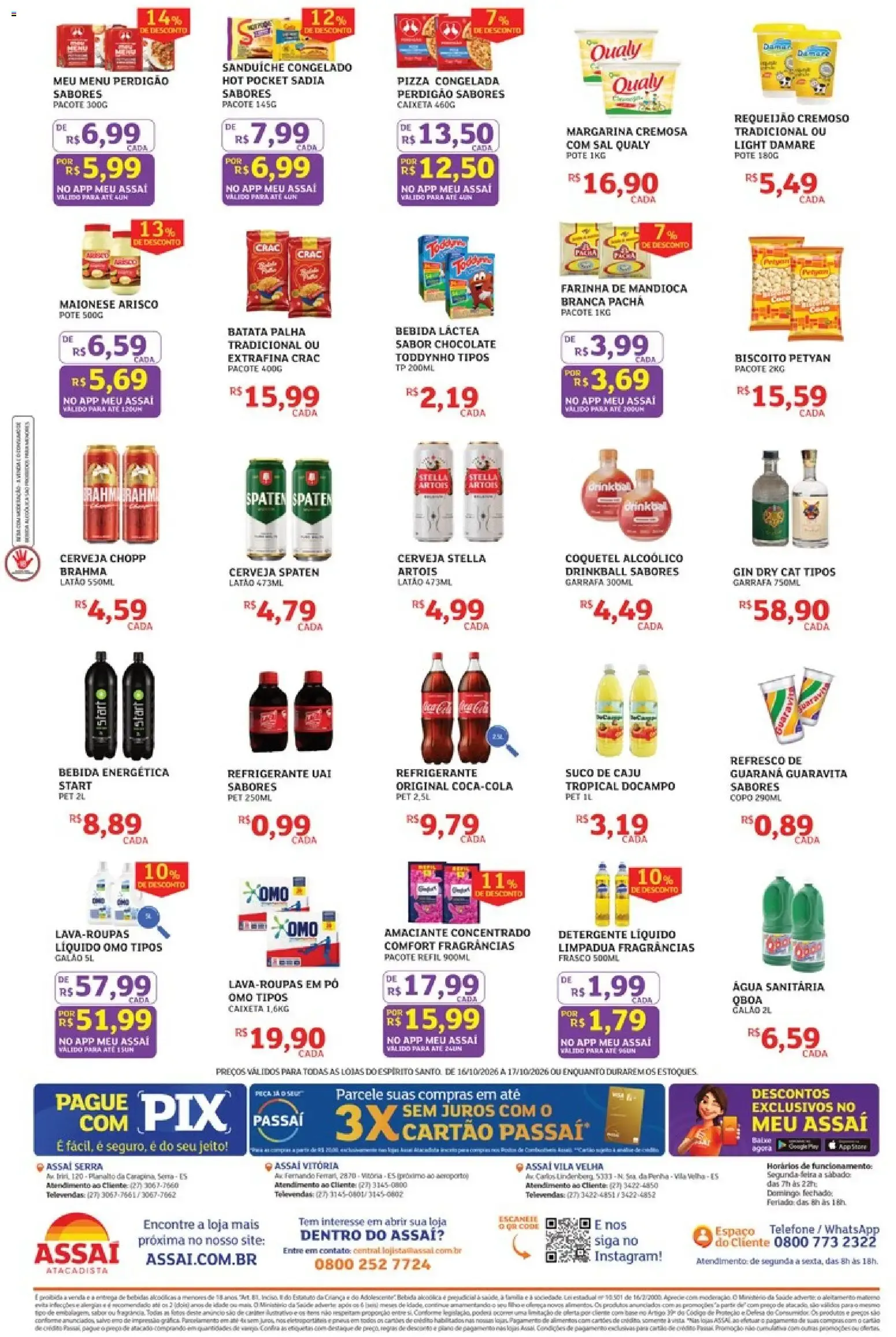 Encarte de Assaí Atacadista: Aniversário 52 Anos, Compras Grátis 16 de outubro até 17 de outubro 2026 - Pagina 2