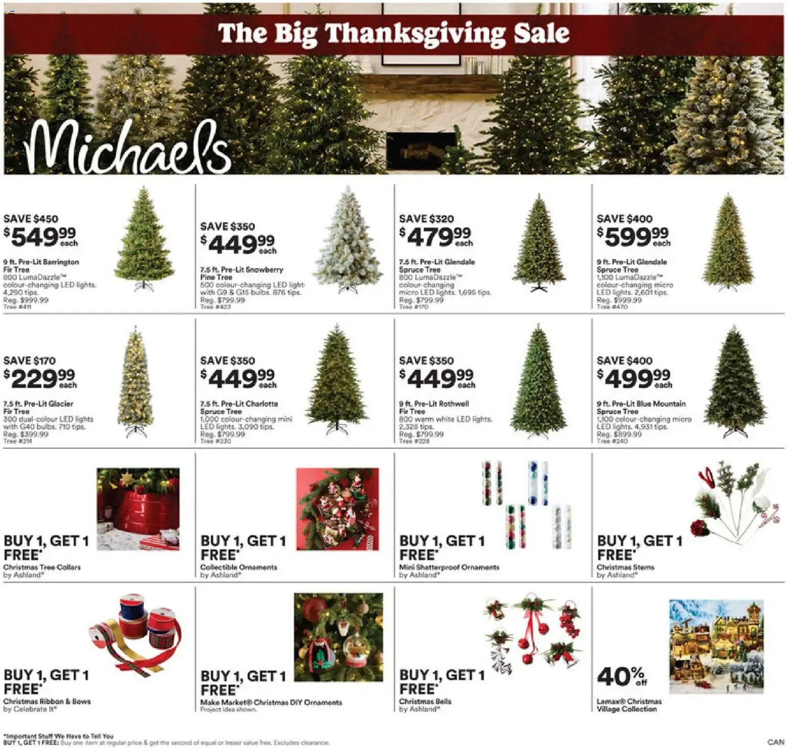 New holiday Lemax is here! Michaels flyer from October 9 to October 18 2026 - flyer page 4