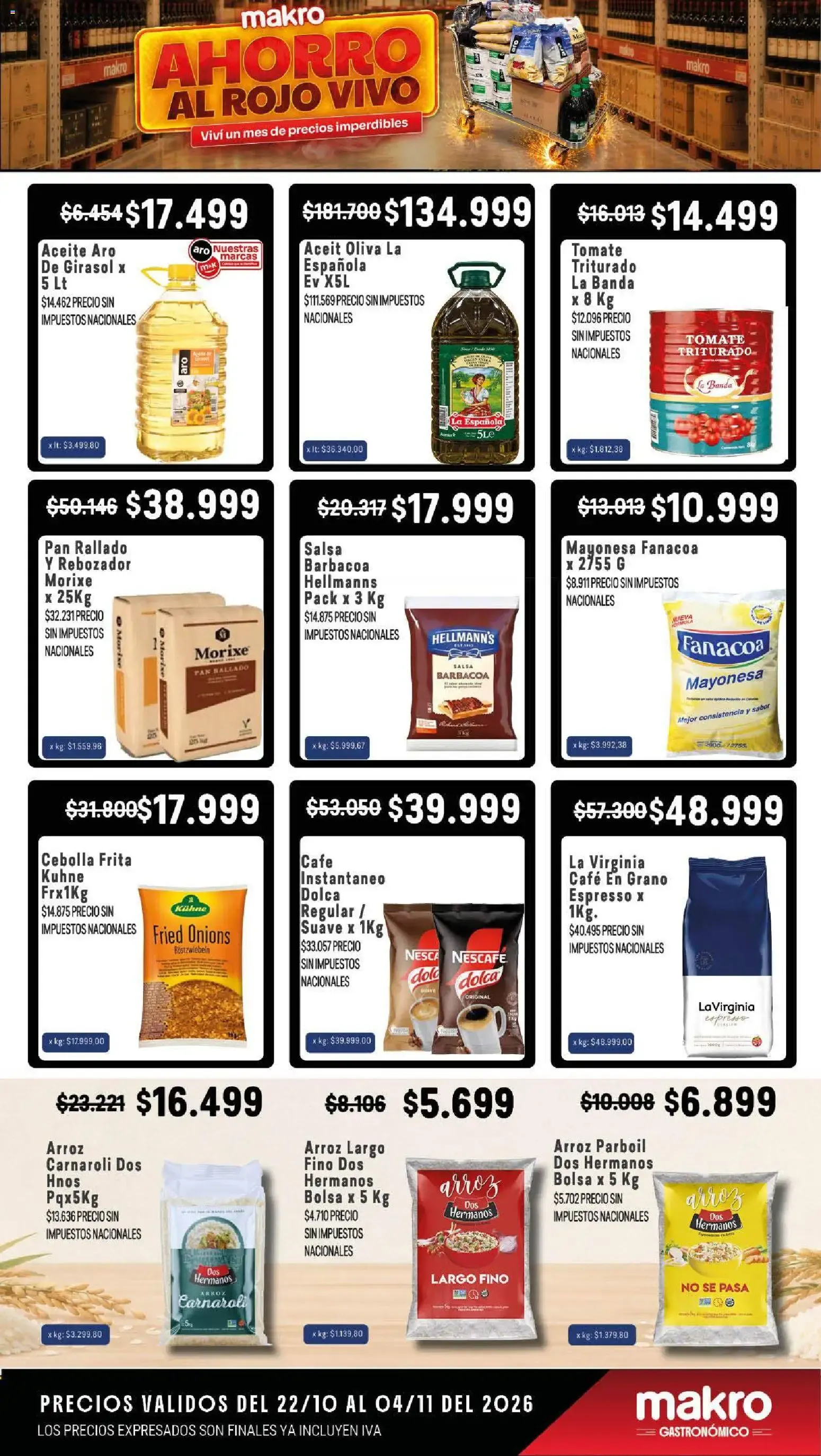 Ofertas de Makro - Ofertas Gastronómicas del 22/10/2026 - 04/11/2026 22 de octubre al 4 de noviembre 2026 - Página 4 del catálogo