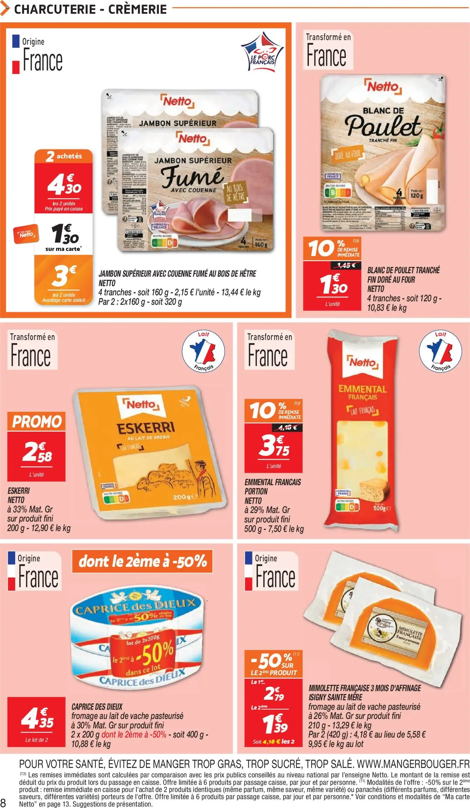 Netto rendez-vous prix bas à partir du 08/09/2026 - promo en ligne du 8 septembre au 14 septembre 2026 - Catalogue page 8