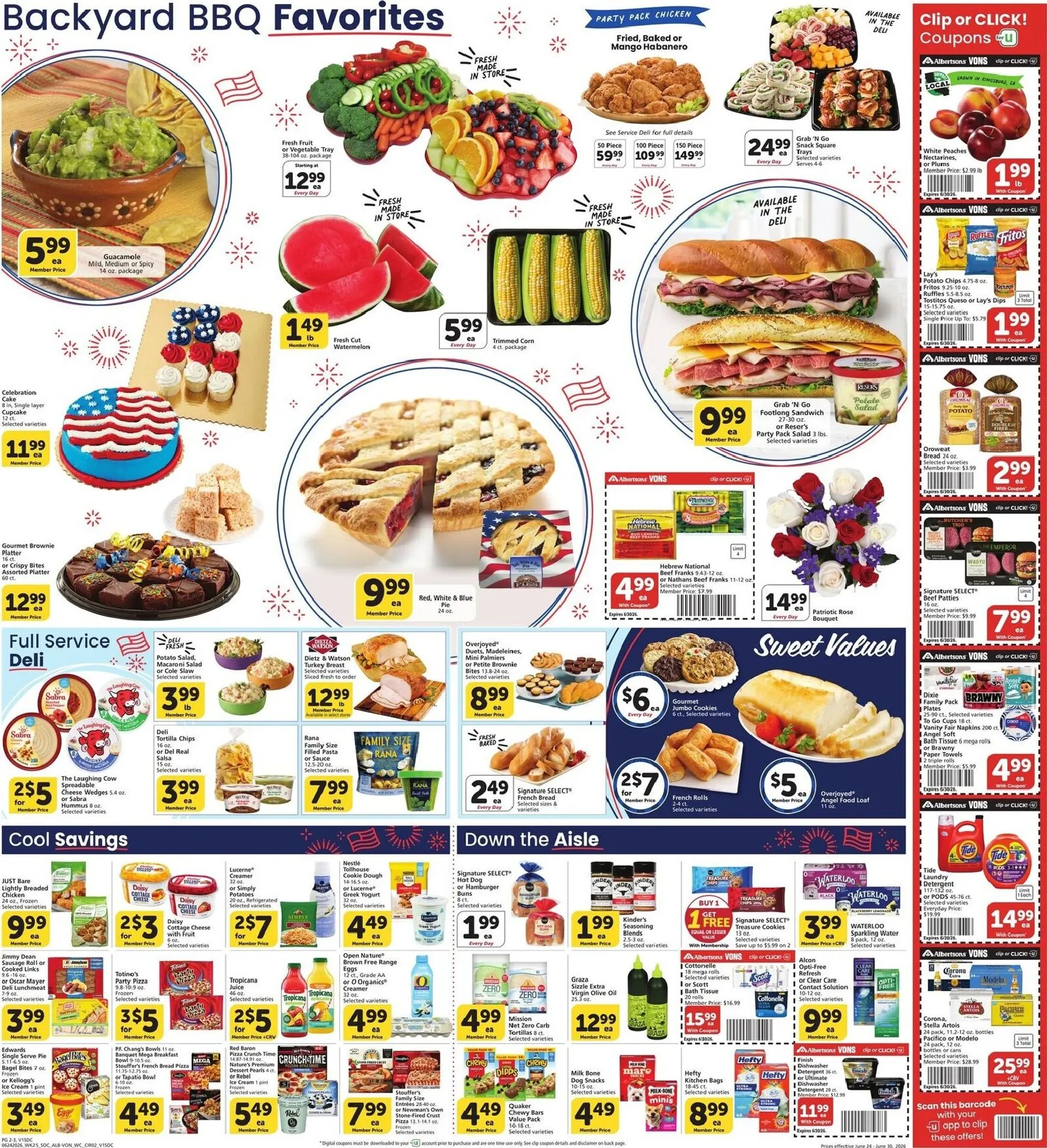 Weekly ad Albertsons Vons - Star Spangled Savings from June 24 to June 30 2026 - Page 4