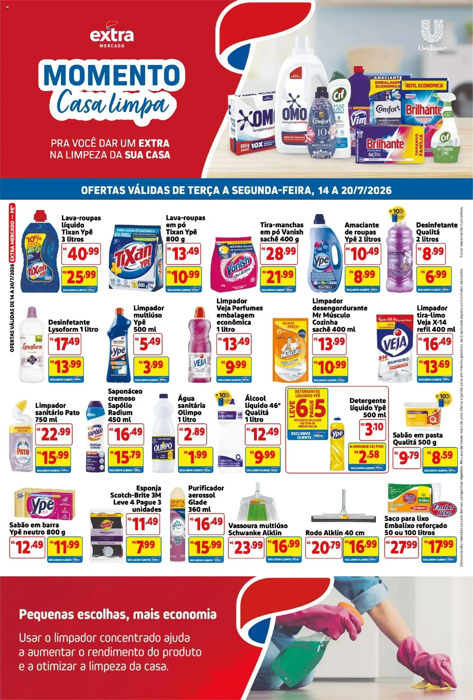 Encarte de Folheto Extra ofertas de Mercado Semanal de 14/07/2026 | Promoção 14 de julho até 20 de julho 2026 - Pagina 3