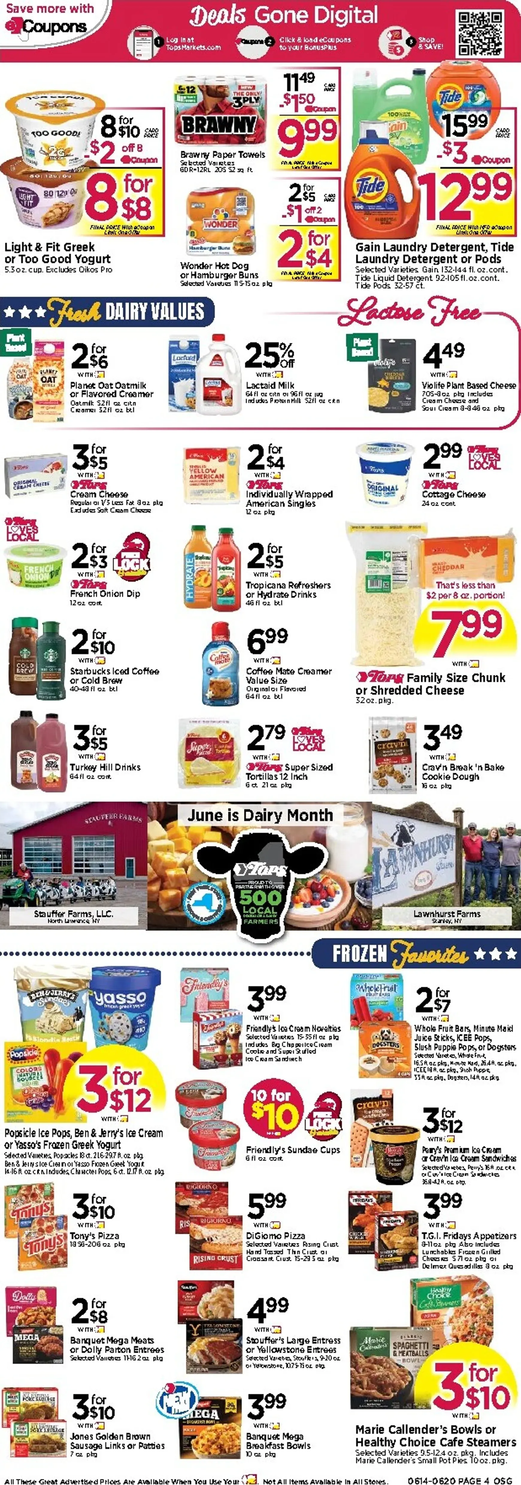 Weekly ad Current Tops Markets leaflet valid from Sunday 06/14/2026 to Saturday 06/20/2026 from June 14 to June 20 2026 - Page 4