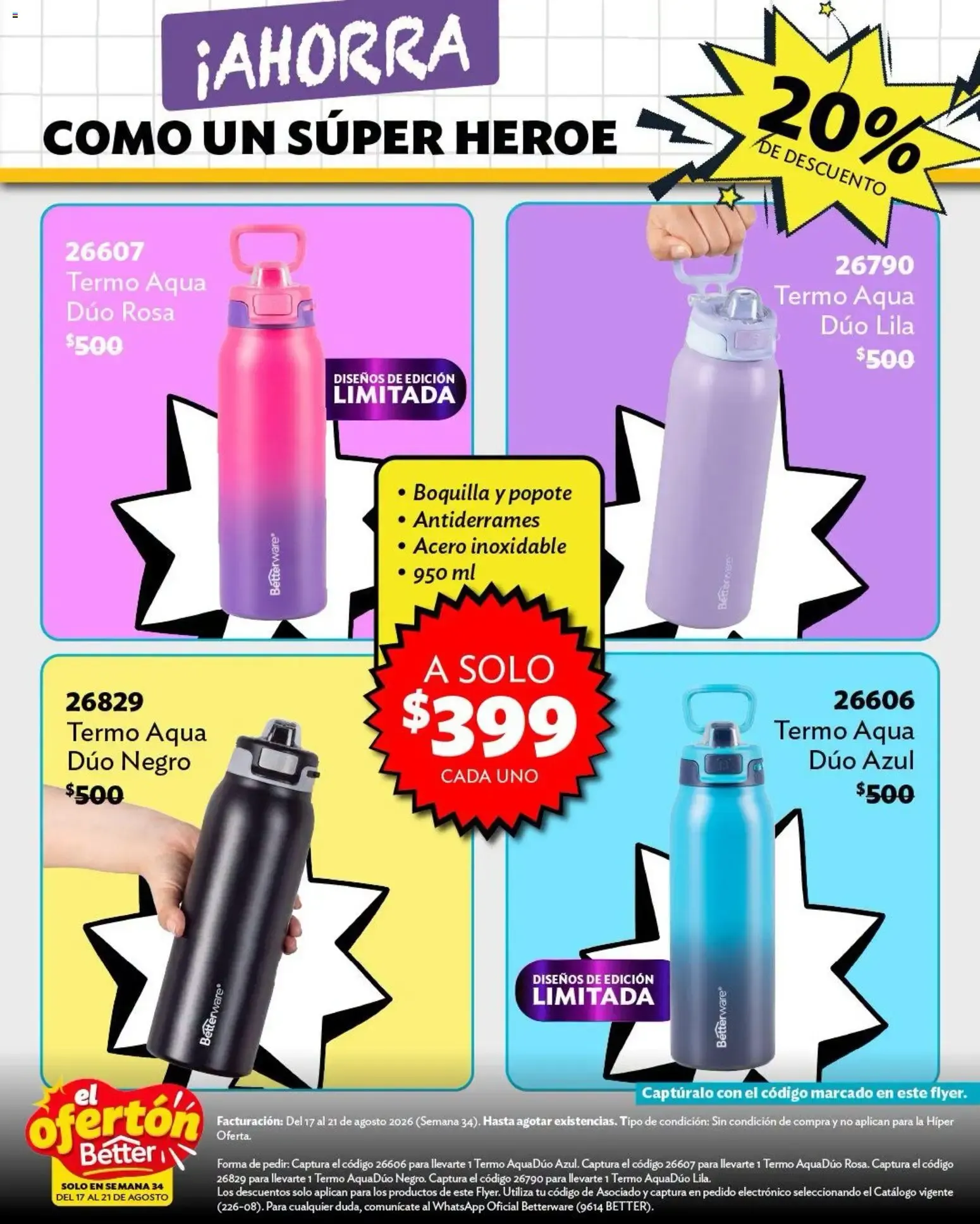 Catálogo de El Ofertón Betterware para este regreso a clases 17 de agosto al 21 de agosto 2026 - Pagina 5