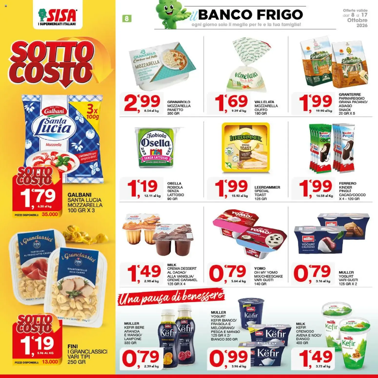 Nuovo SISA volantino dal 08/10/2026 > offerte anteprima 🛍️ da 8 ottobre a 17 ottobre di 2026 - Pagina del volantino 8