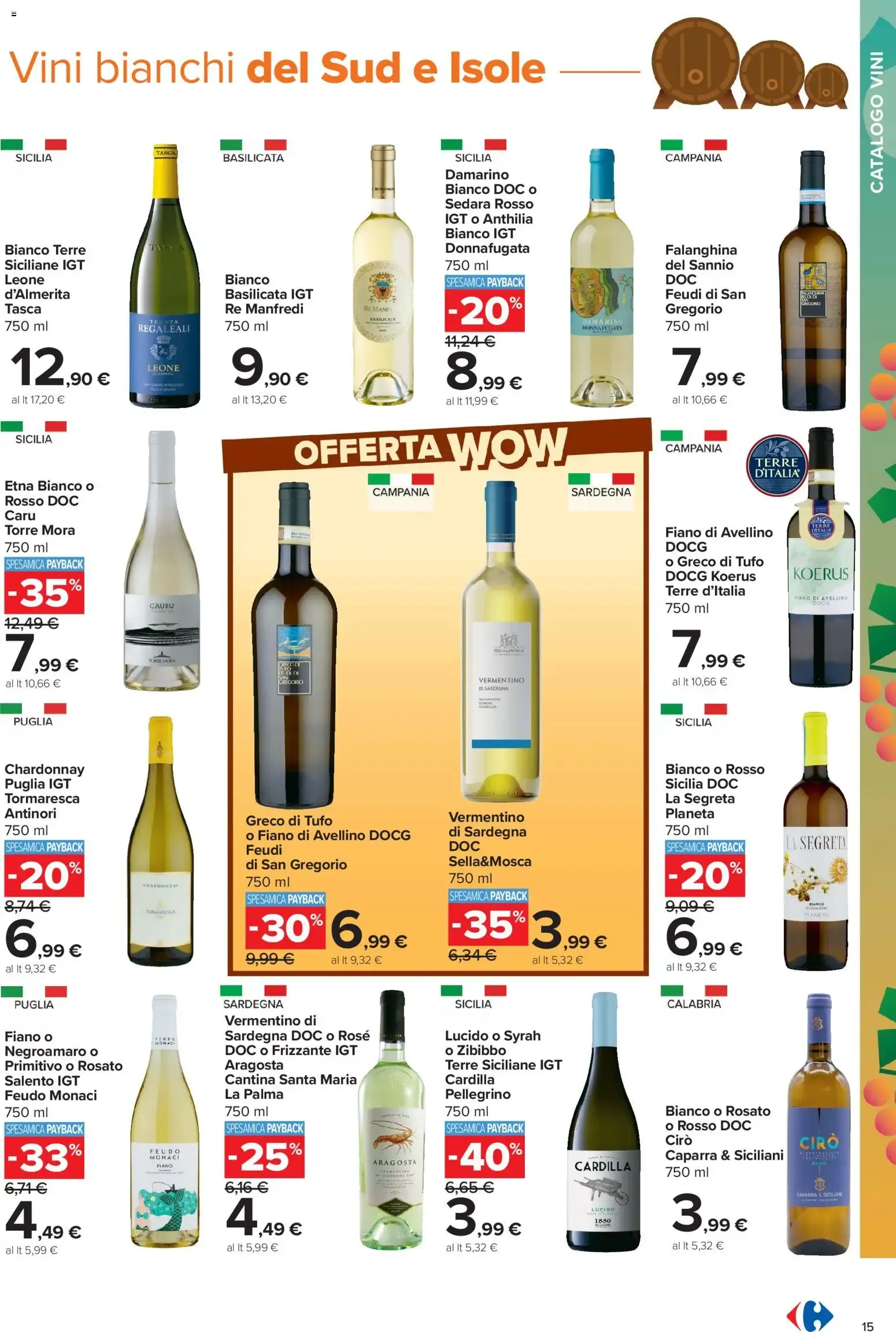 Nuovo Carrefour volantino Iper Vini dal 05/10/2026 > offerte anteprima 🛍️ da 5 ottobre a 8 novembre di 2026 - Pagina del volantino 15
