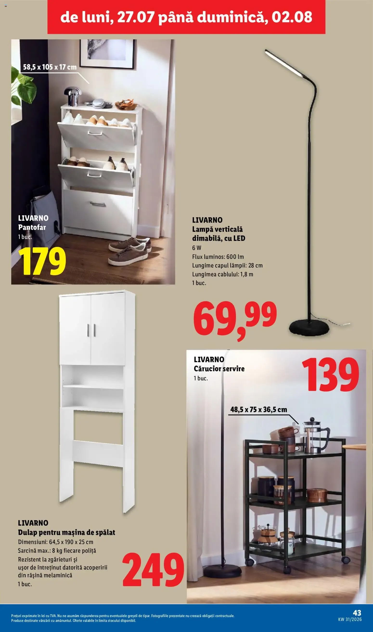 Catalog Catalog LIDL 27.07.2026 - Oferta și Revista online de la 27 iulie până la 2 august 2026 - Revista Pagina 43