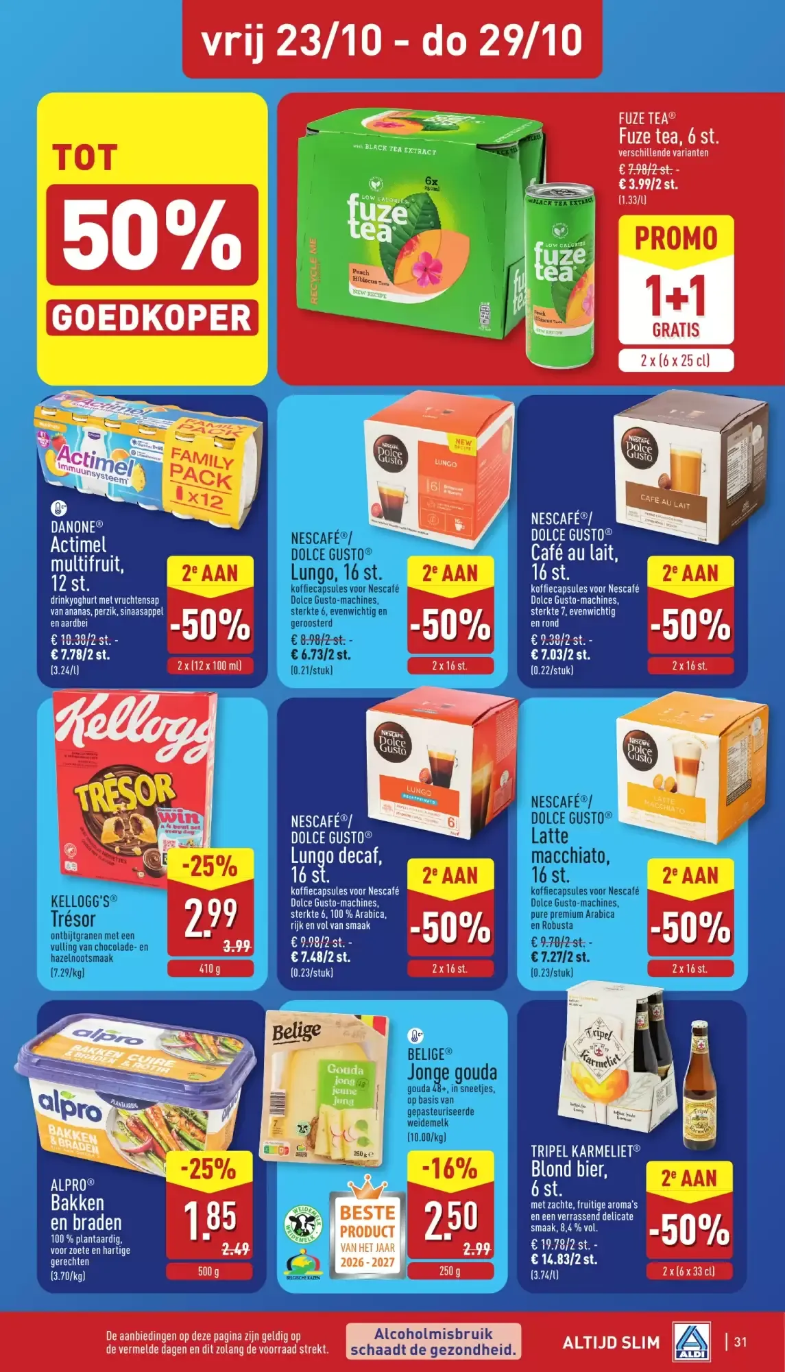 ALDI Folder van ma 19/10 t.e.m. zat 24/10 van 19 oktober tot 24 oktober 2026 - folder pagina 31