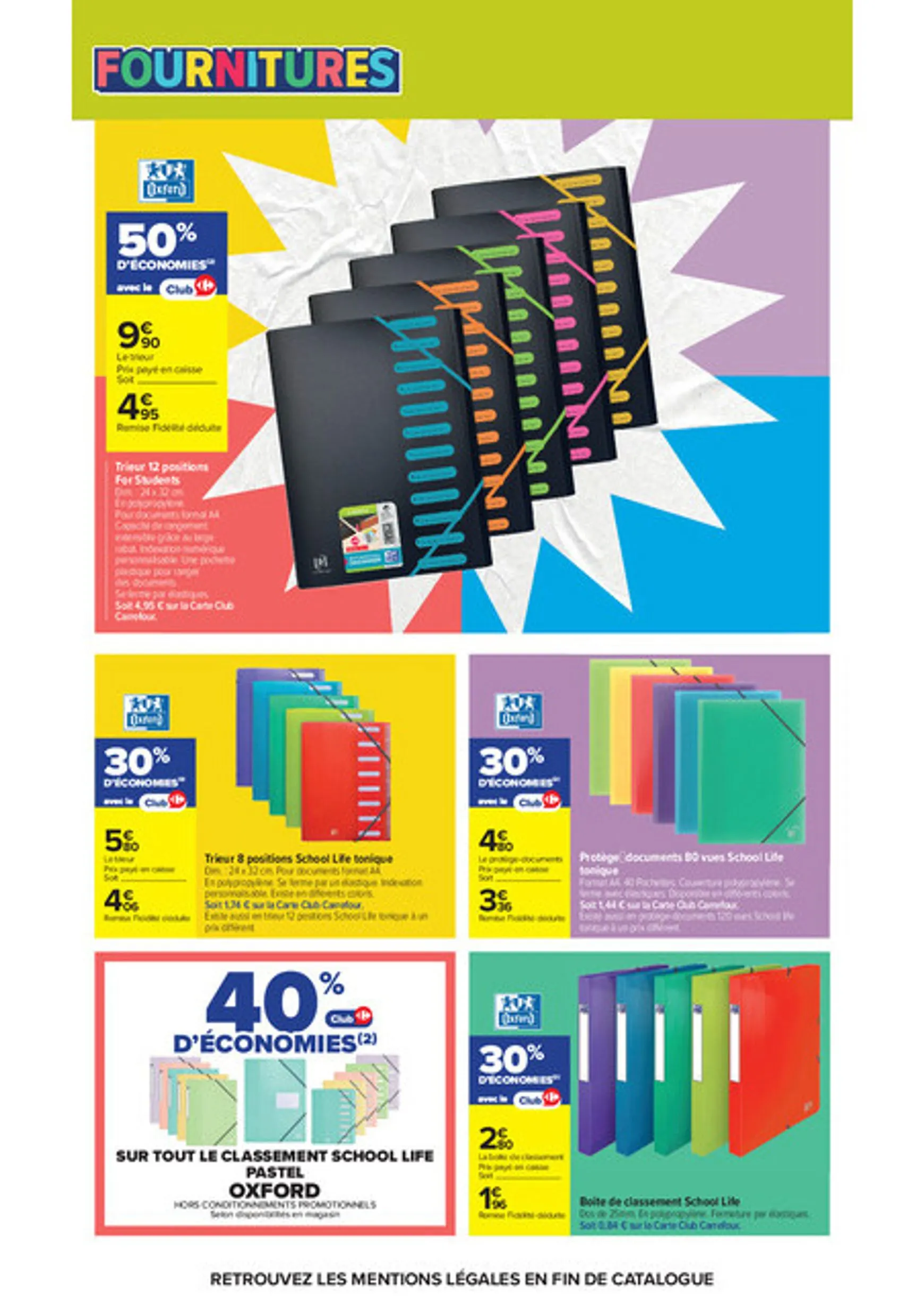 Current Carrefour Market - Rentrée des Classes leaflet valid from du mardi 11/08/2026 to du dimanche 30/08/2026 du 11 août au 30 août 2026 - Catalogue page 17