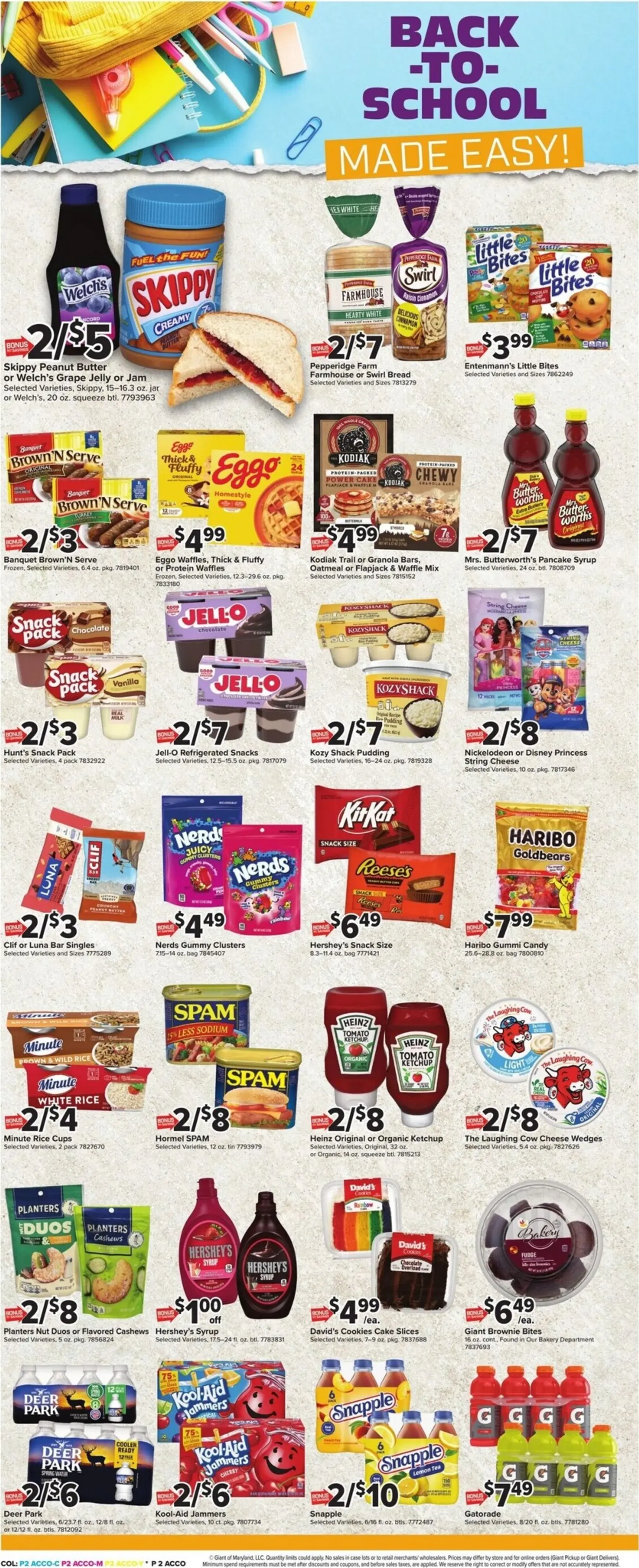 Weekly ad Giant Sizzlin' Savings from July 31 to August 6 2026 - Page 4
