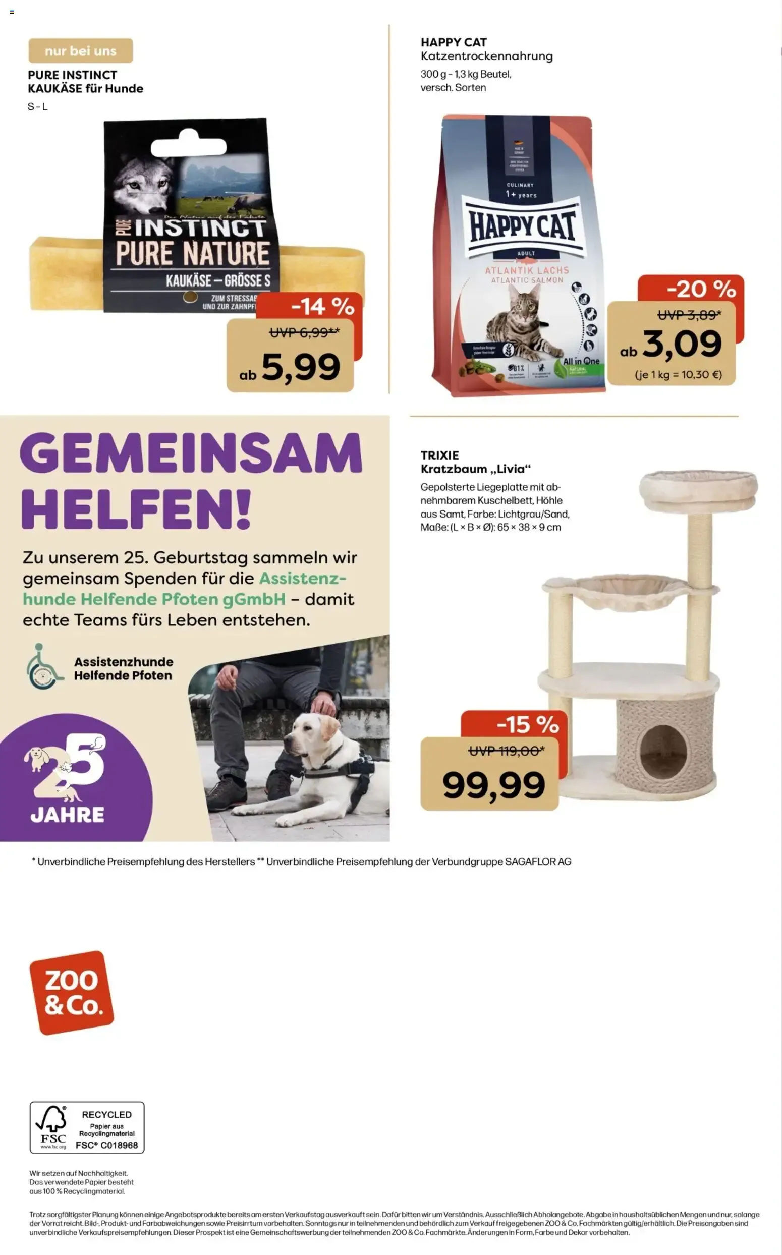 Zoo & co Prospekt vom 31.08.2026 – Angebote online von 31. August bis 6. September 2026 - Prospekt seite 12