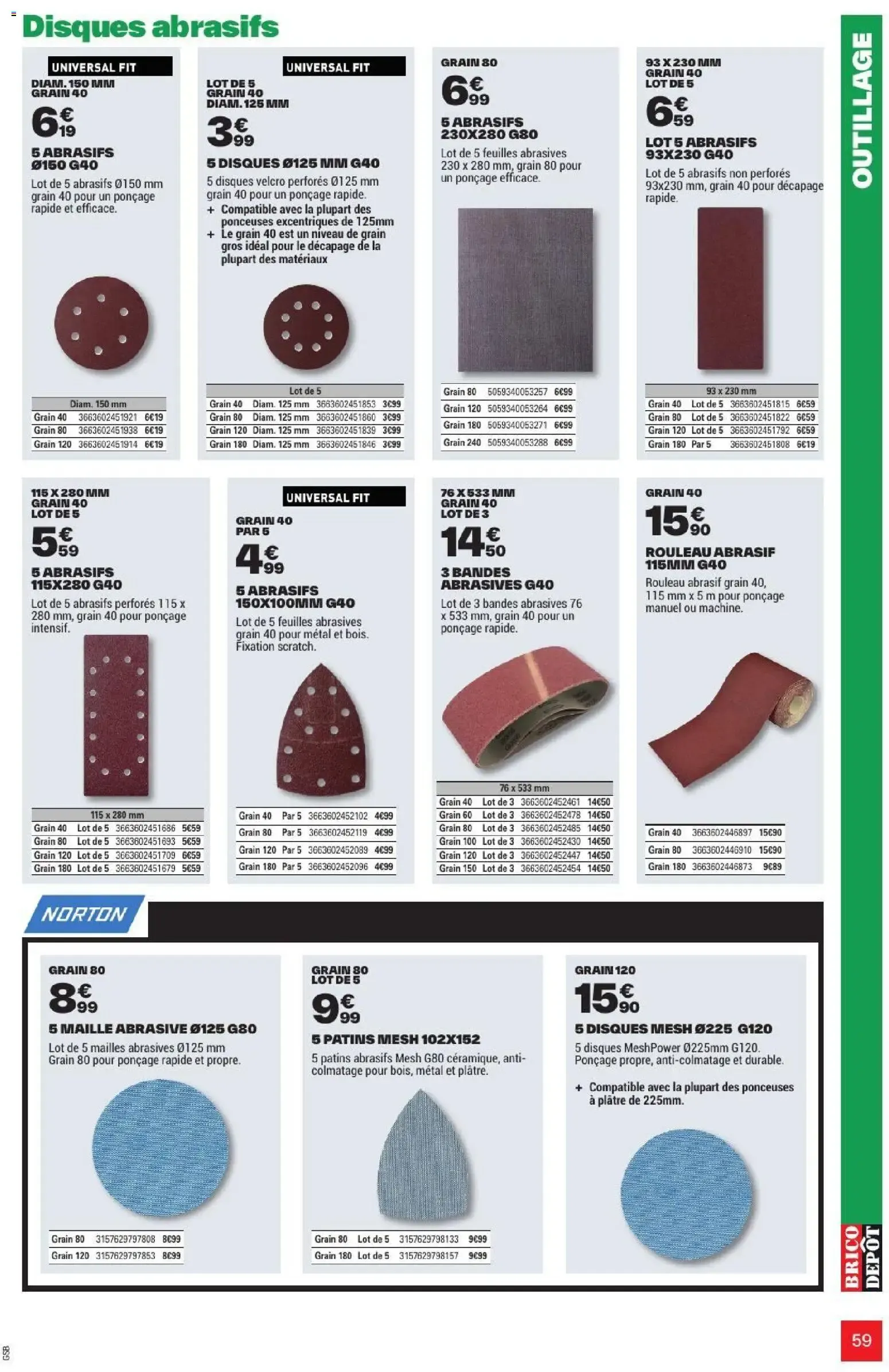 L'OFFICIEL DU BRICOLAGE - Automne du 17 septembre au 1 octobre 2026 - Catalogue page 59
