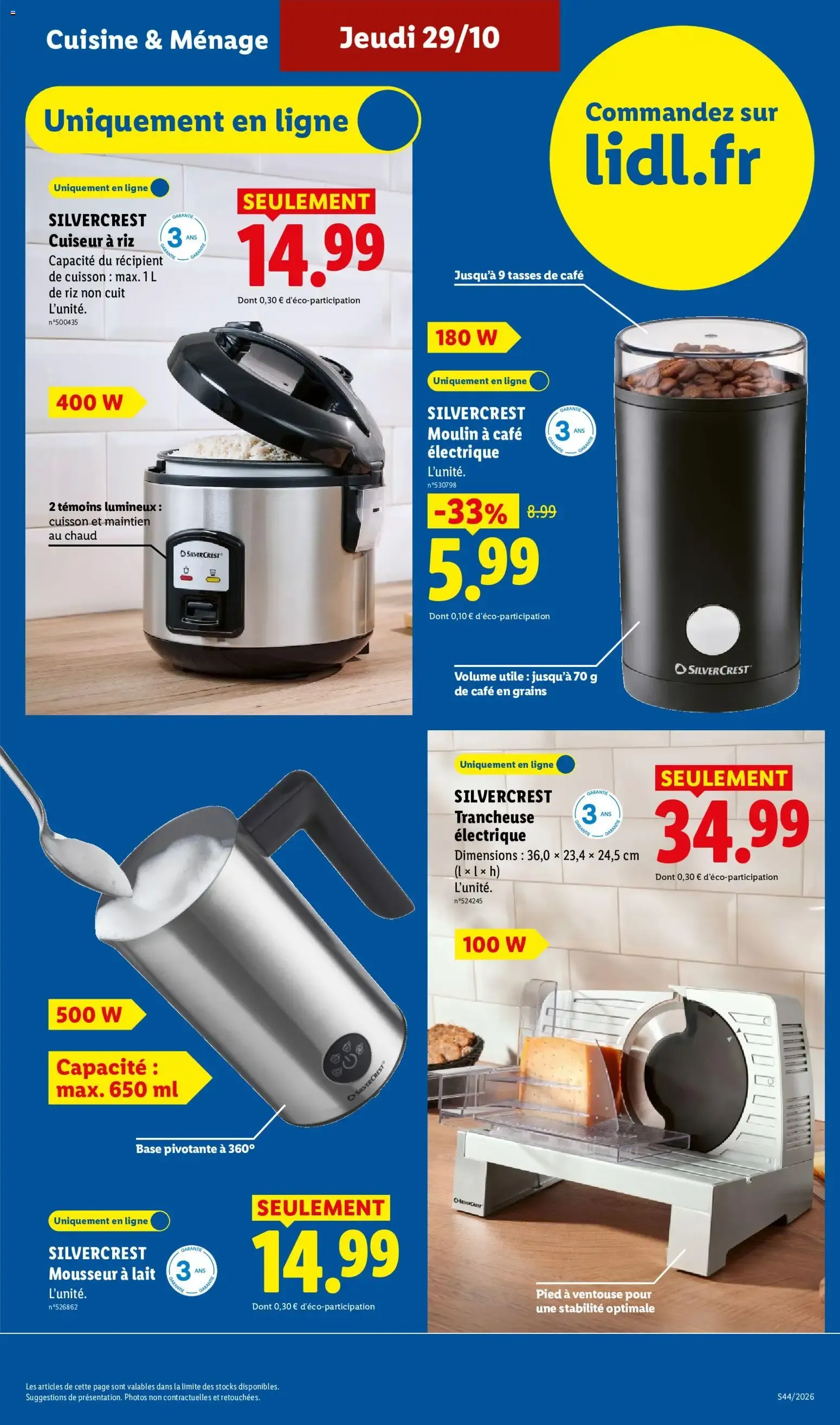 LIDL: Faites briller les fêtes à prix minis ! du 29 octobre au 4 novembre 2026 - Catalogue page 7