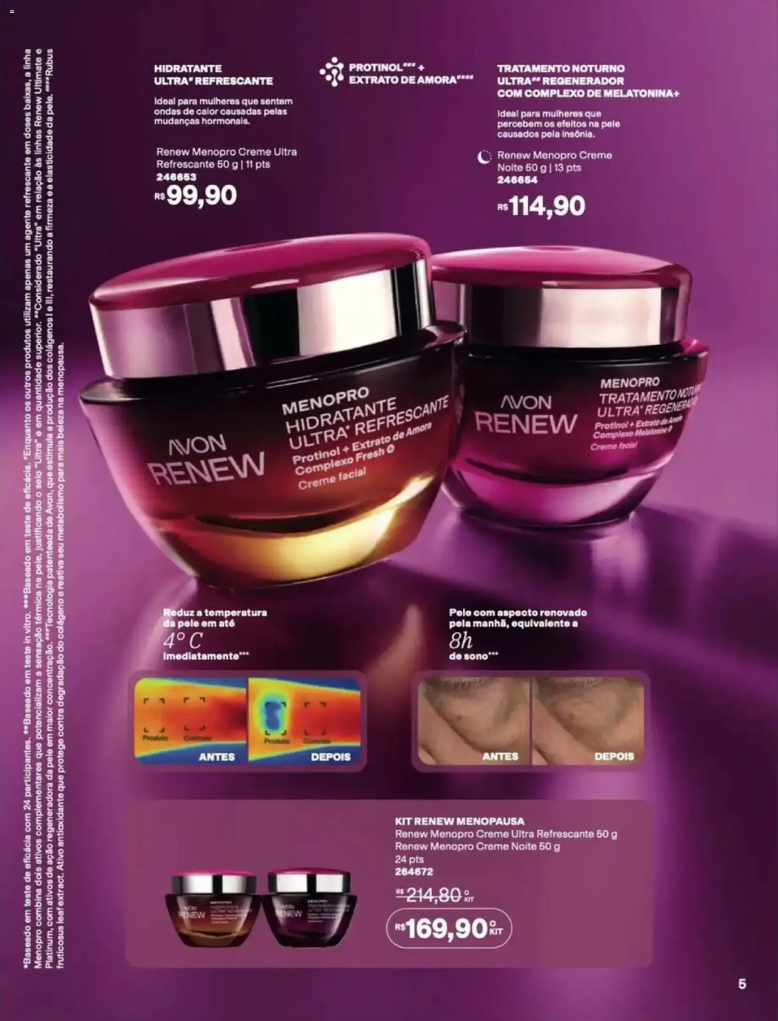 Encarte de Revista Avon - Chegou Renew Menopro - Ciclo 16/2026 12 de outubro até 2 de novembro 2026 - Pagina 5