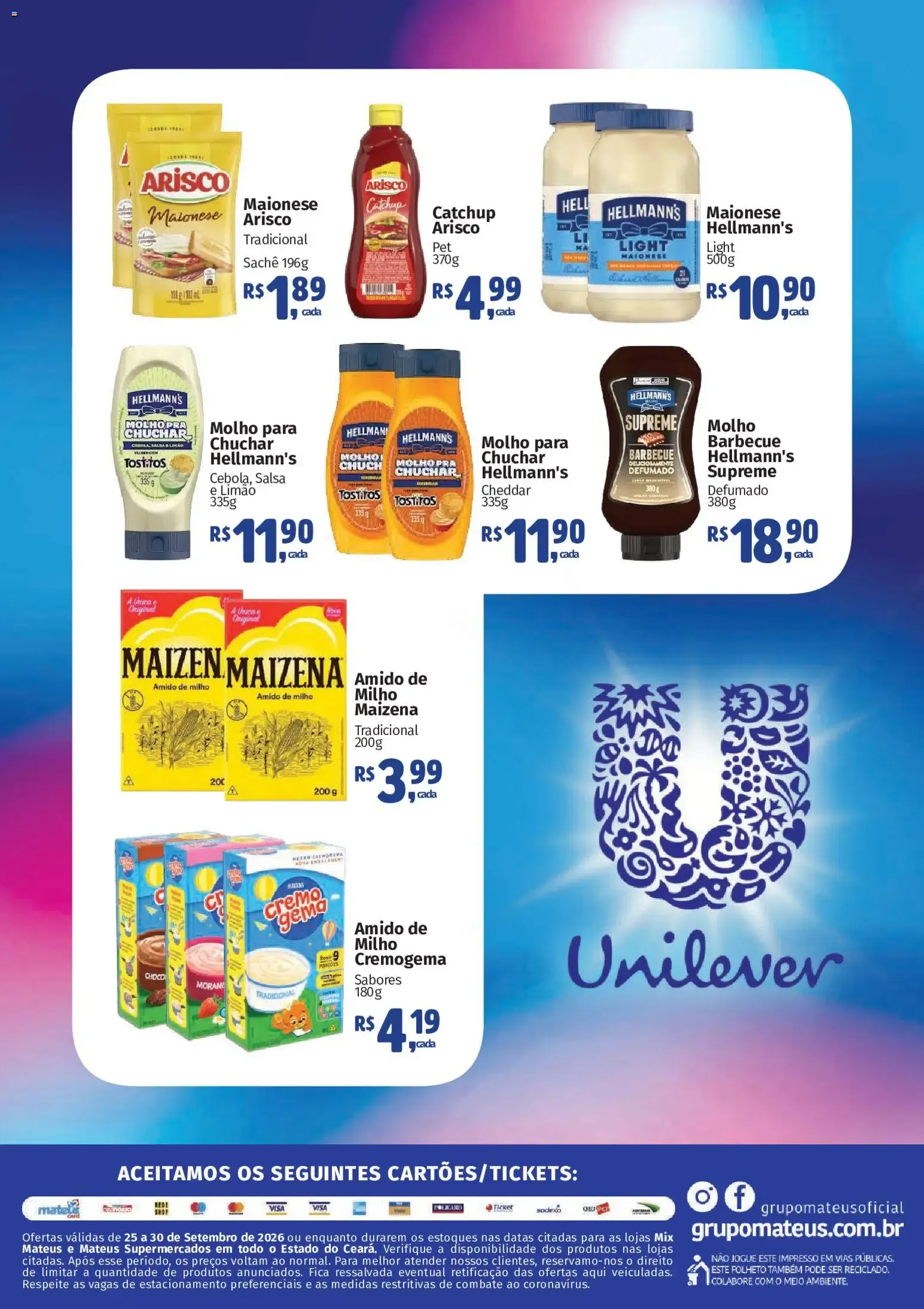 Encarte de Mateus ofertas Unilever 25 de setembro até 30 de setembro 2026 - Pagina 2