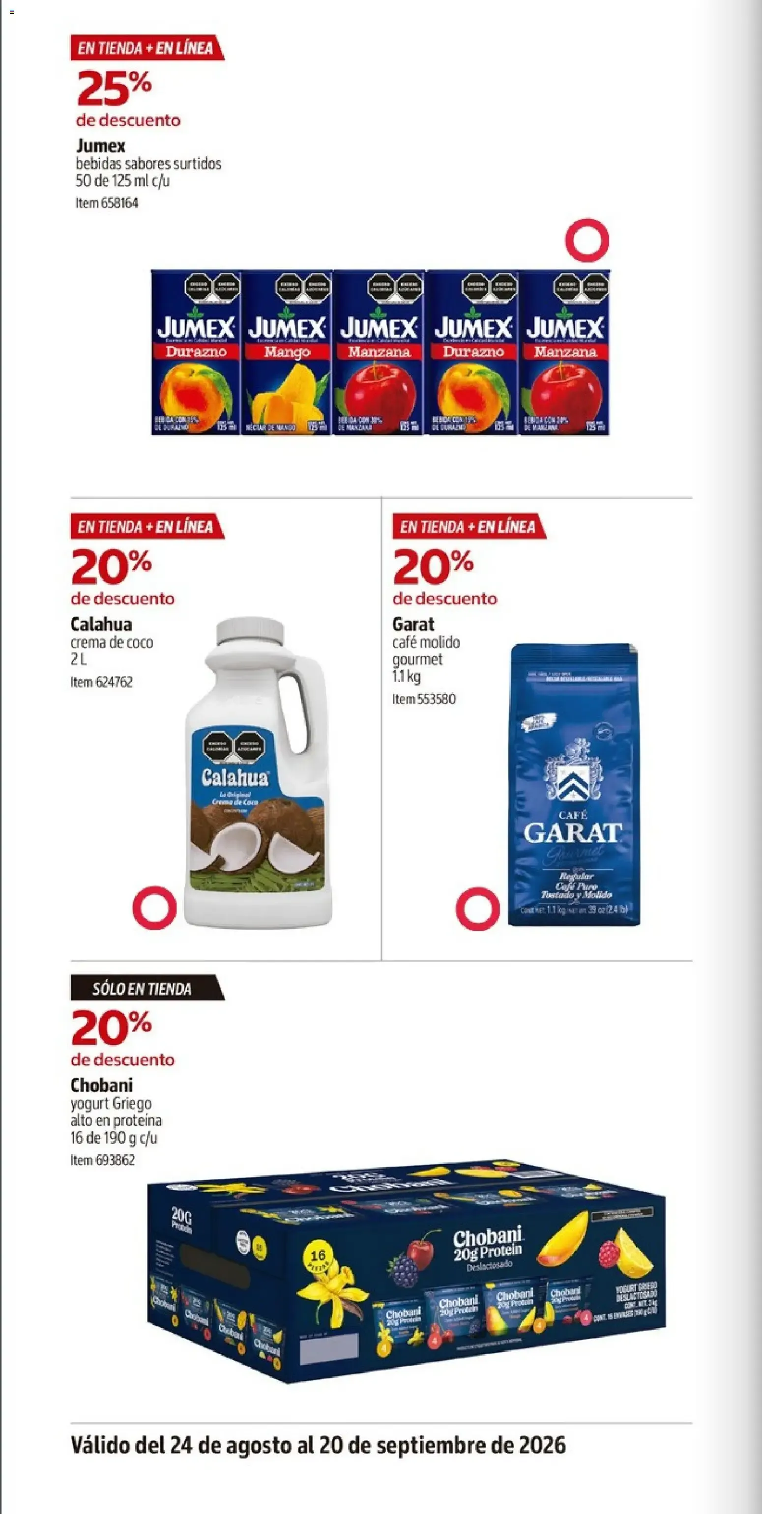 Catálogo de Catálogo COSTCO de 24/08/2026 - ofertas y promociones 24 de agosto al 20 de septiembre 2026 - Pagina 24