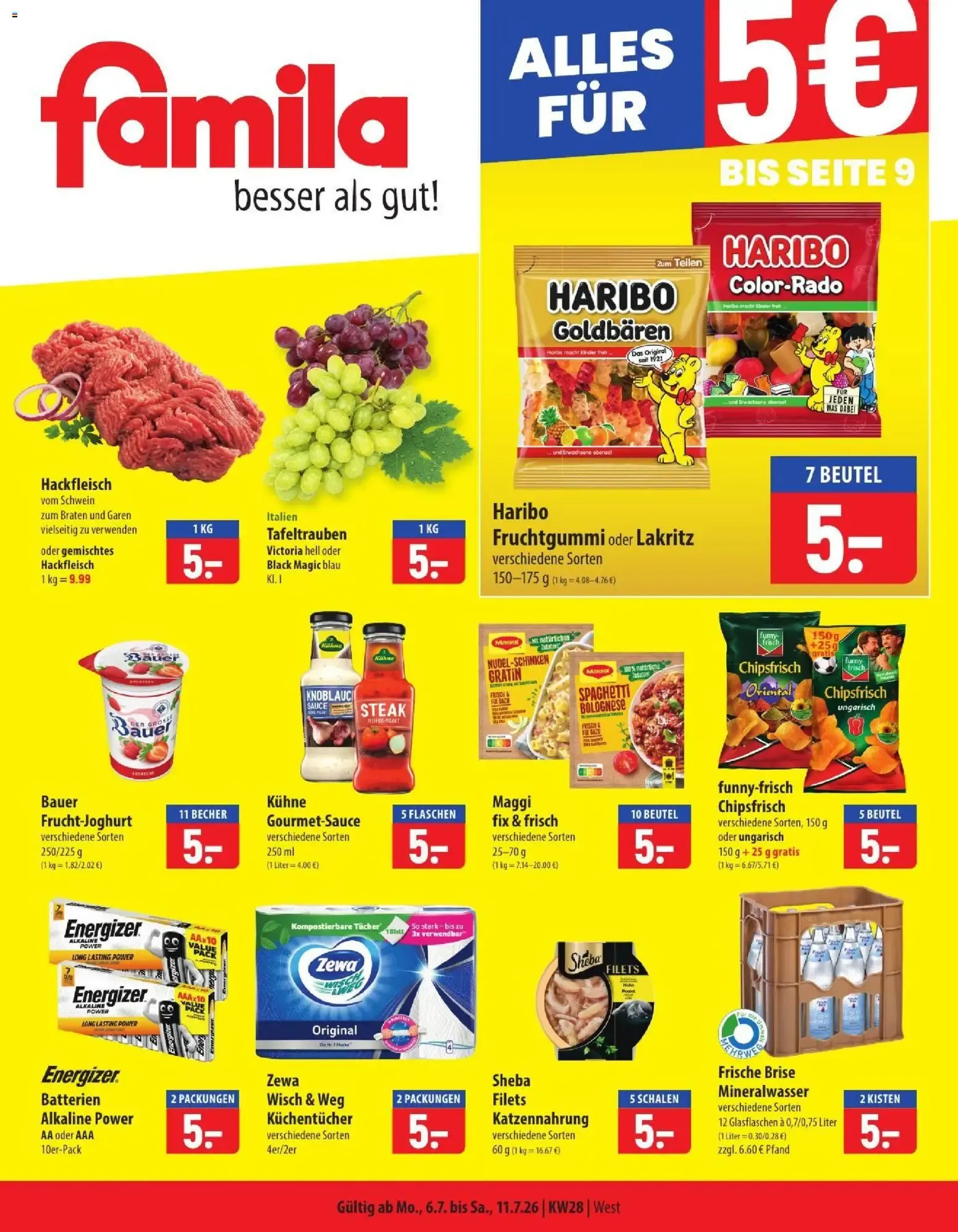 Famila Prospekt (ab 06.07.2026) zum Blättern von 6. Juli bis 11. Juli 2026 - Prospekt seite 1