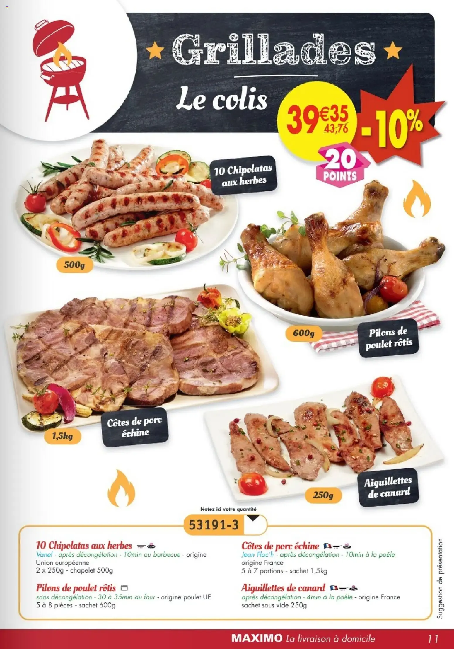 MAXIMO LE SURGELÉ à domicile du 22 mai au 18 juin 2026 - Catalogue page 11